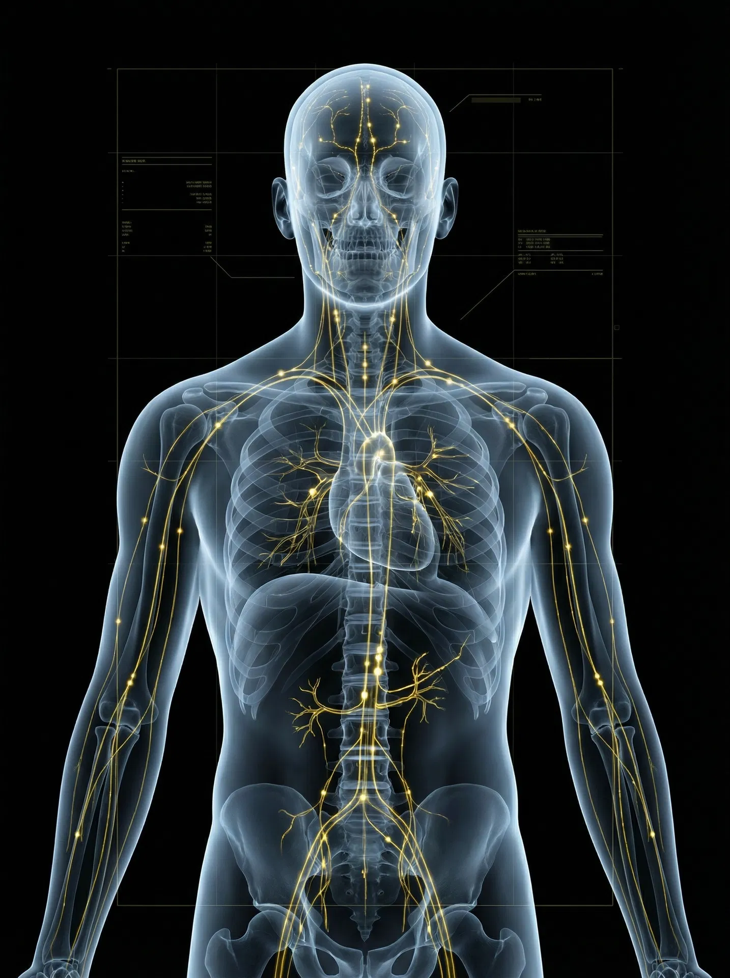 Anatomical visualization of mineral transport pathways in the human body