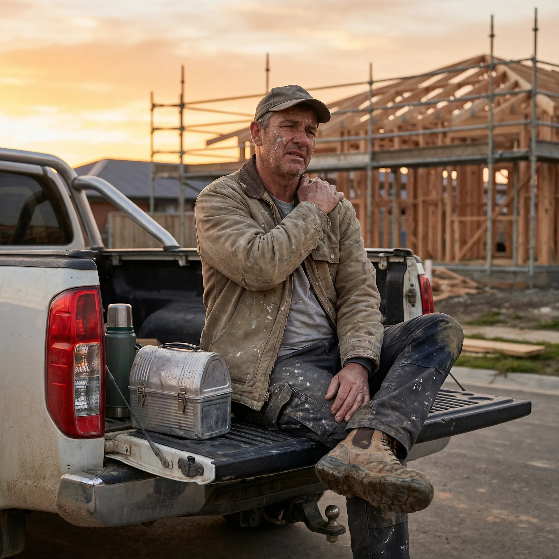 Tradesman recovering