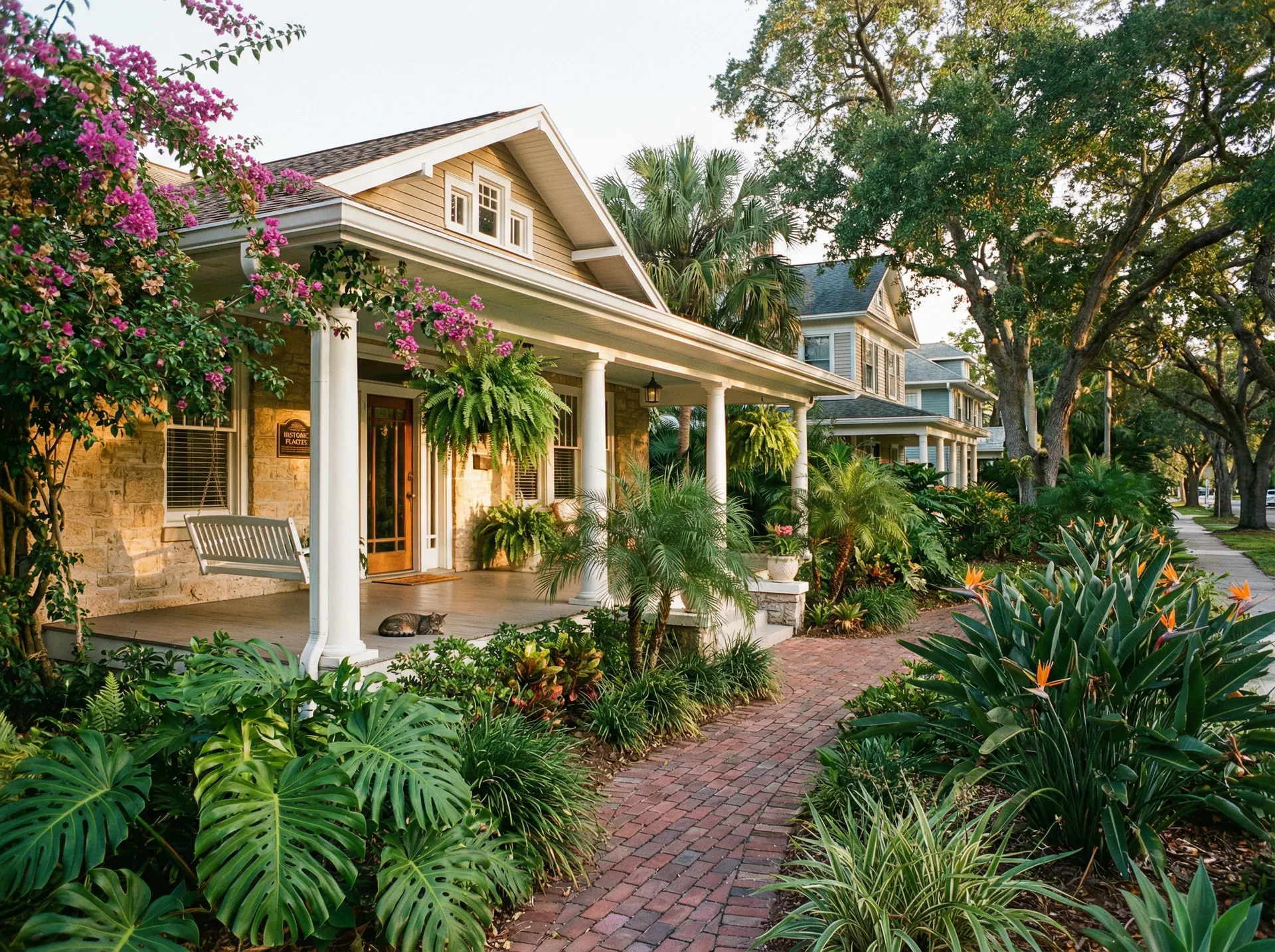 Historic Florida home with porch