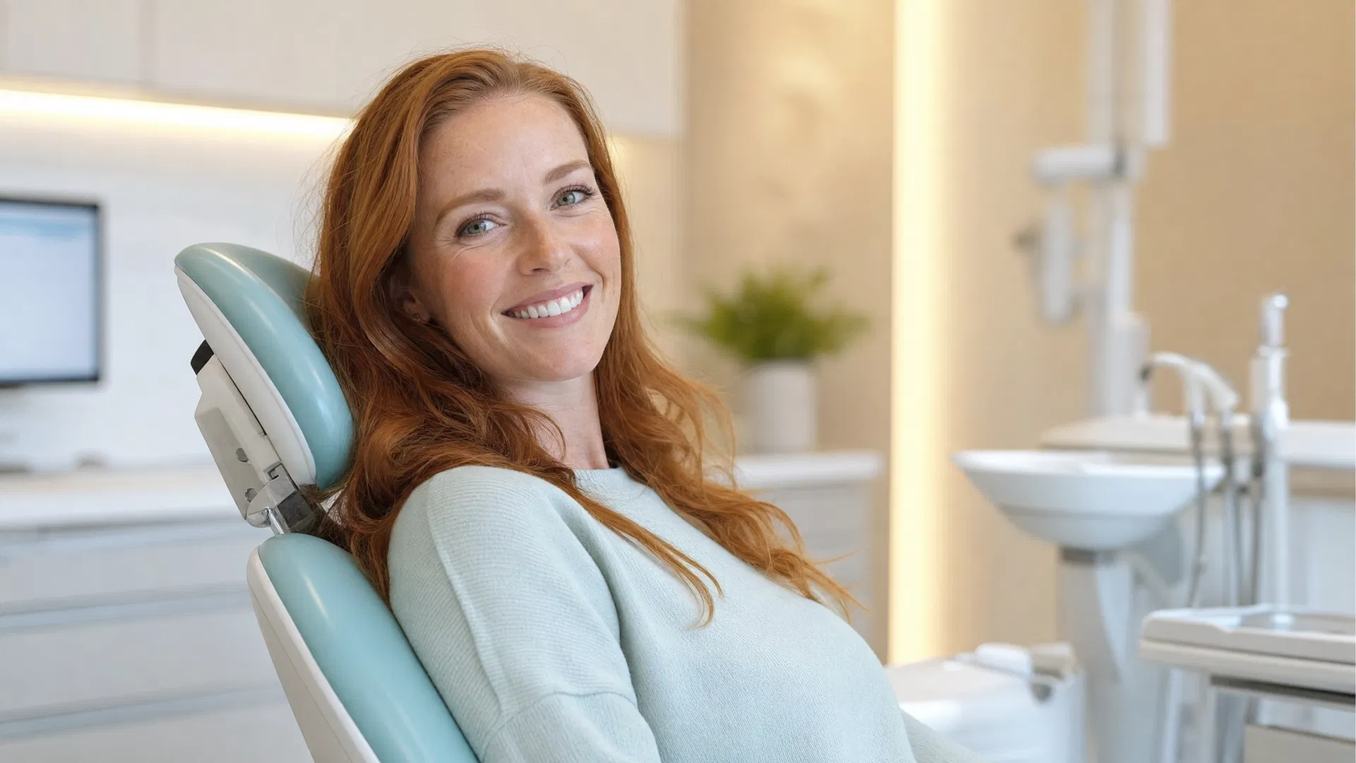 Patient smiling at Dentist Rathmines