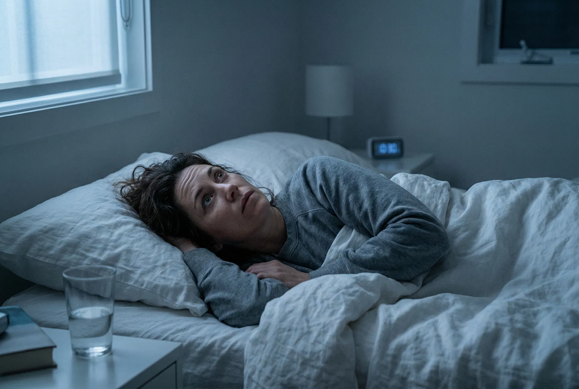 Lying awake at night