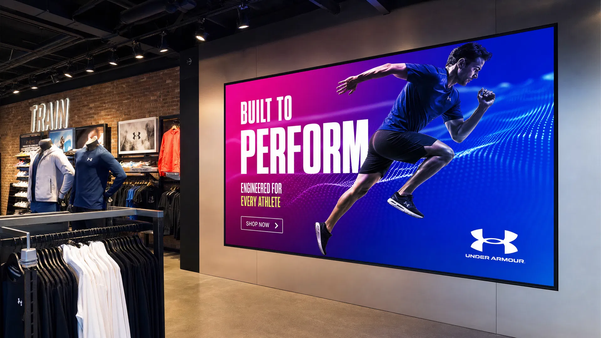 Professional digital signage installation by Cave Integration
