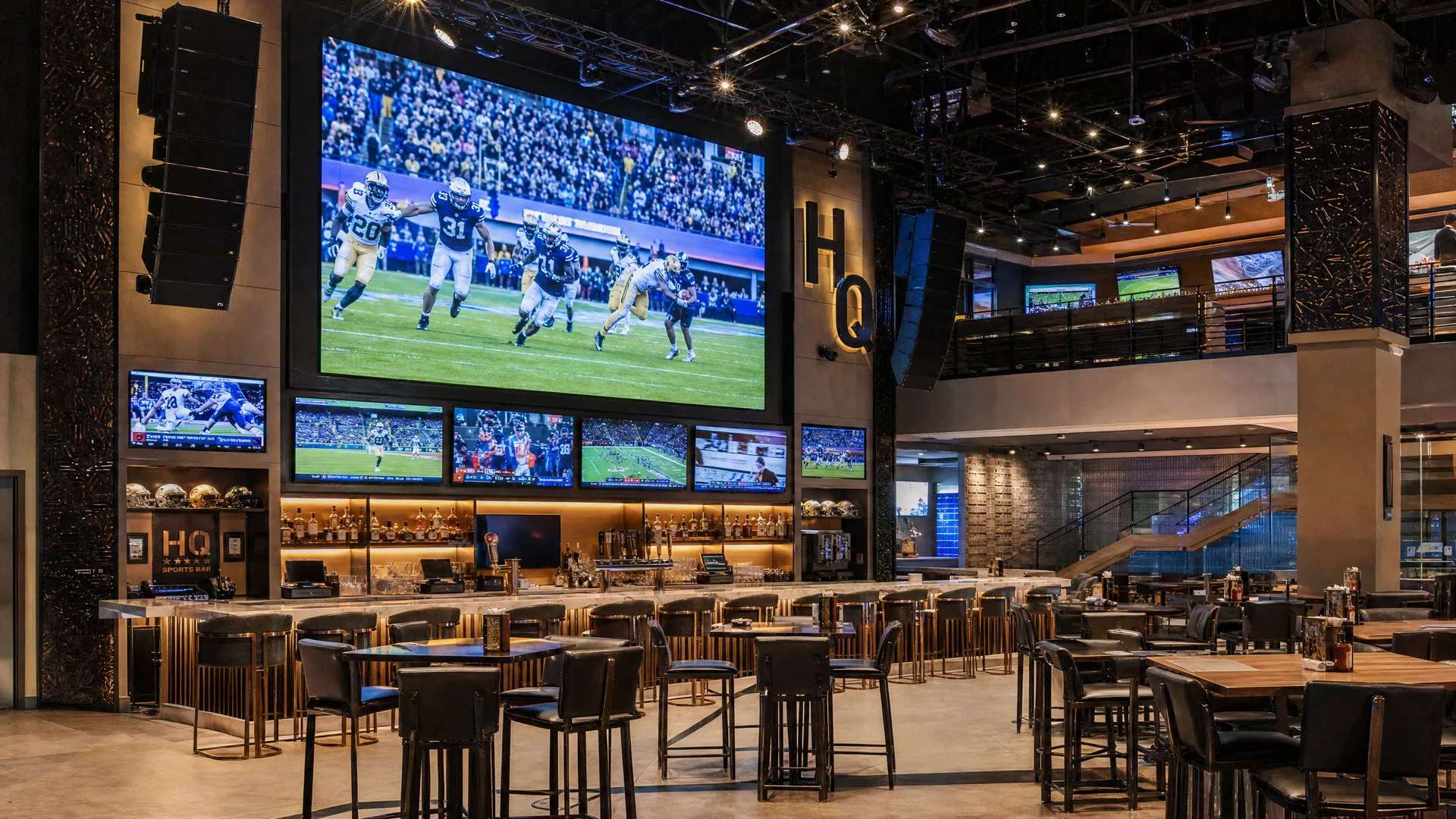 Professional AV installation for commercial venues by Cave Integration
