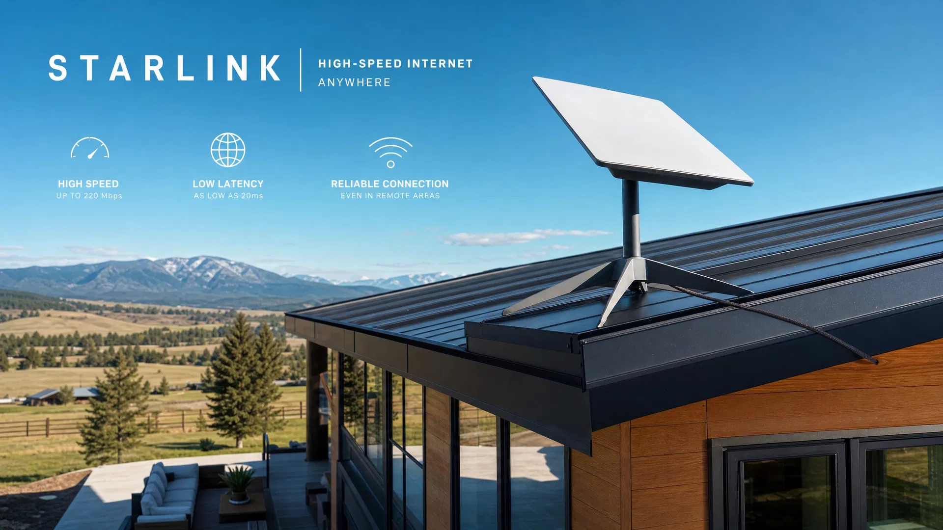 Professional Starlink installation by Cave Integration