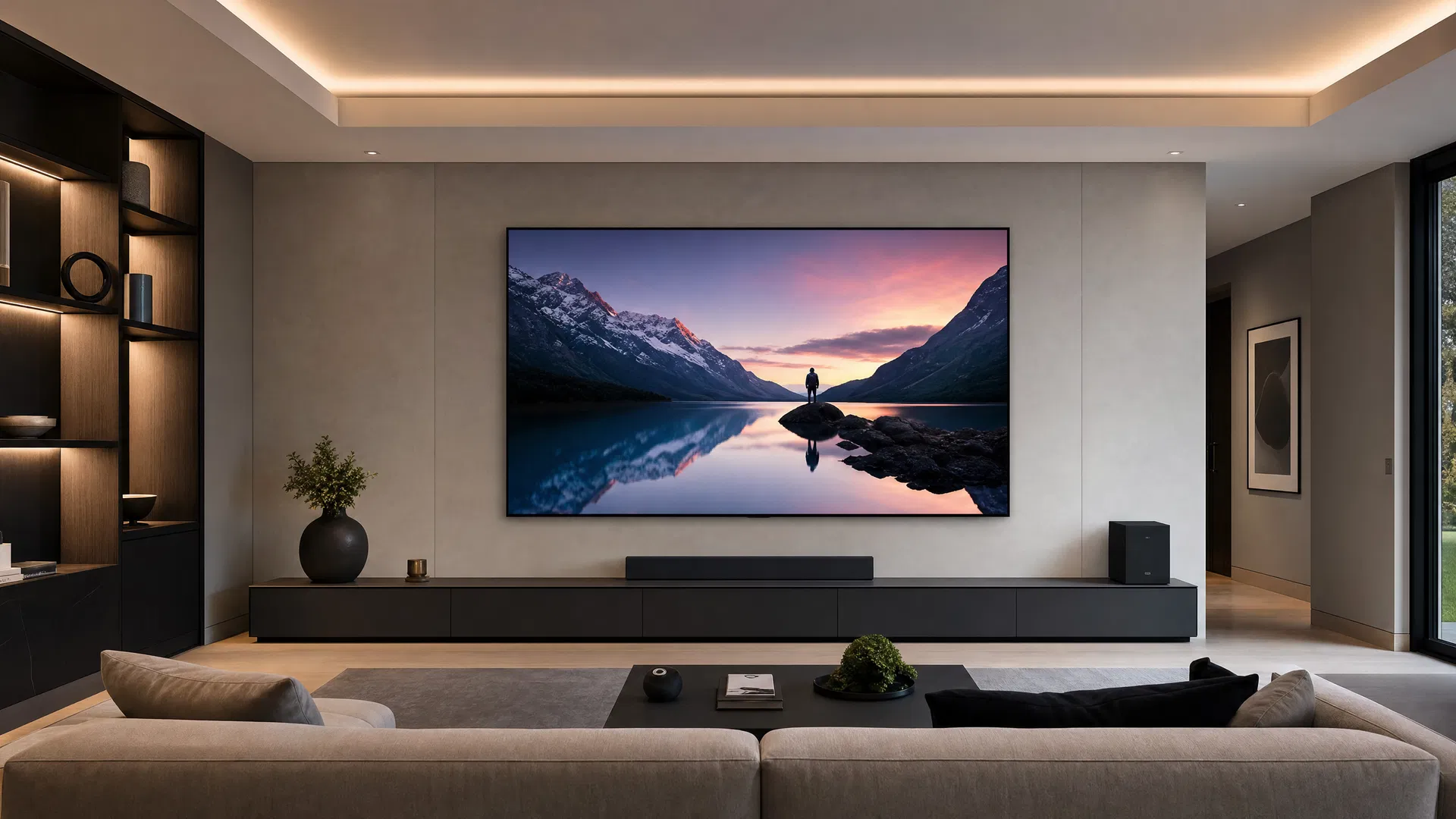 Professional TV and projector installation by Cave Integration