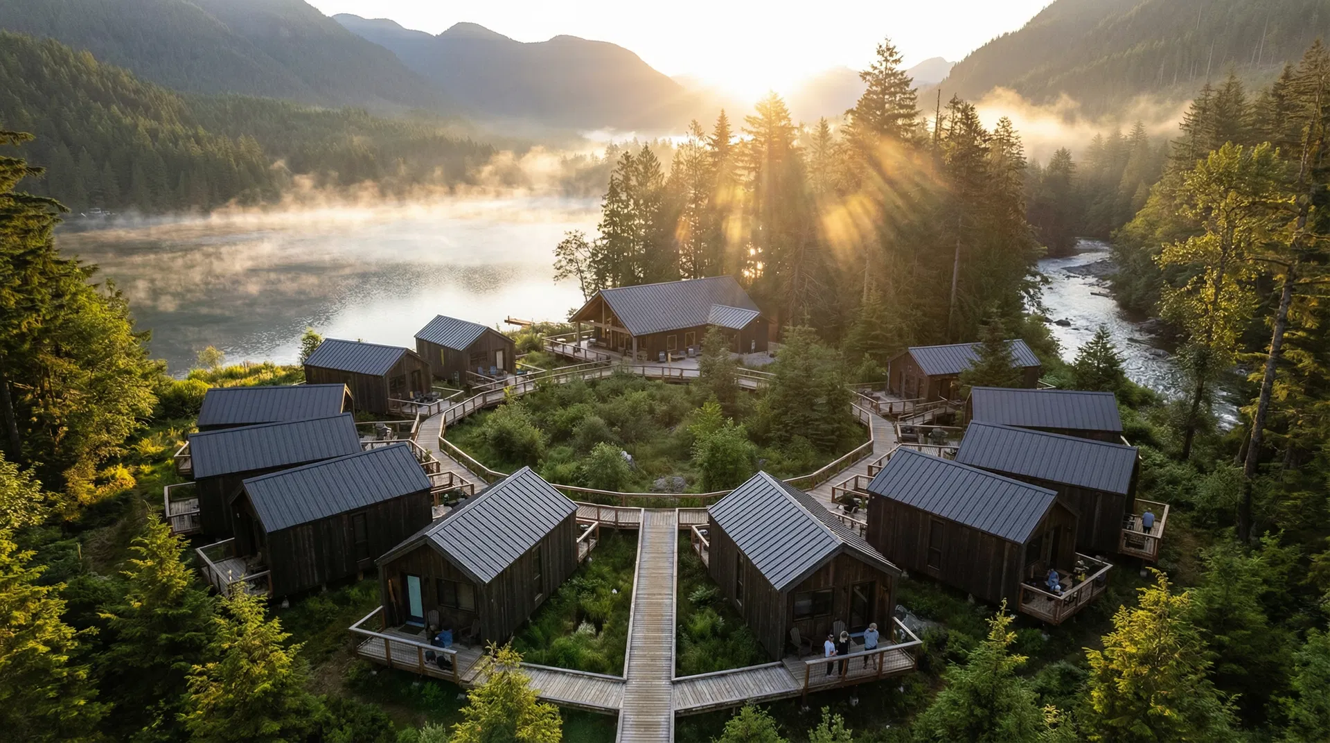 SandBox resort aerial view