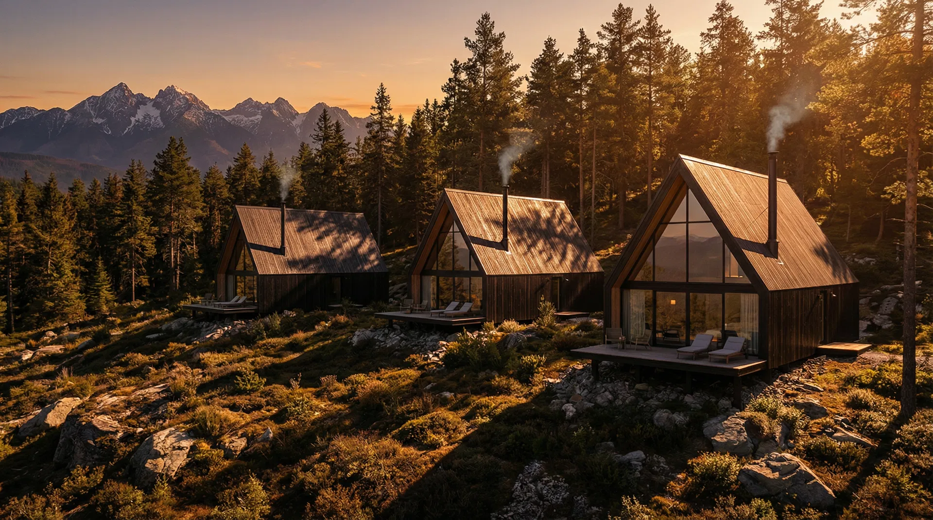 SandBox resort at golden hour