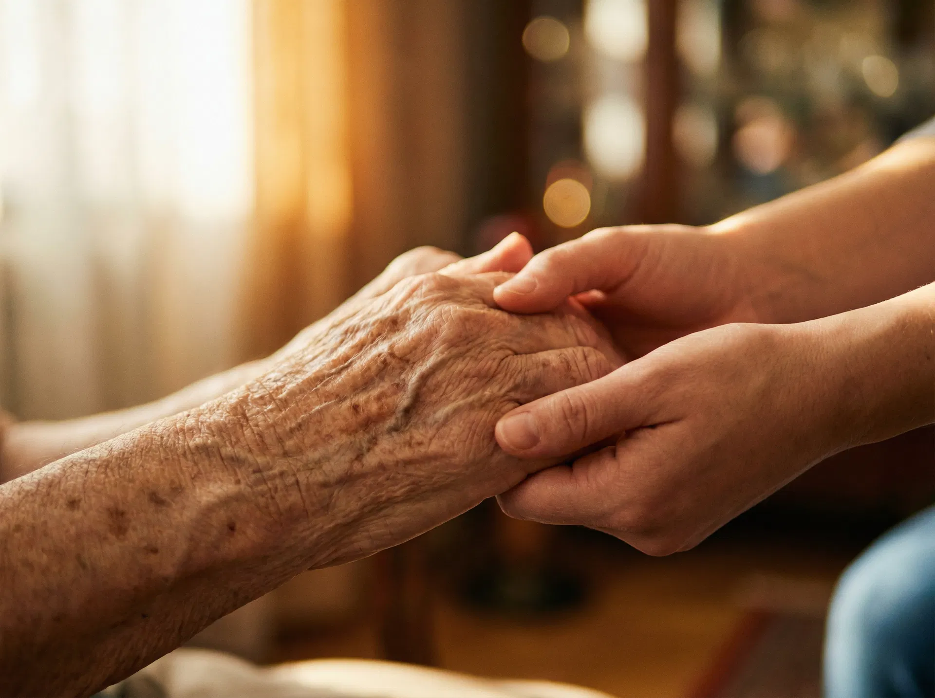 Caring hands — the heart of our mission