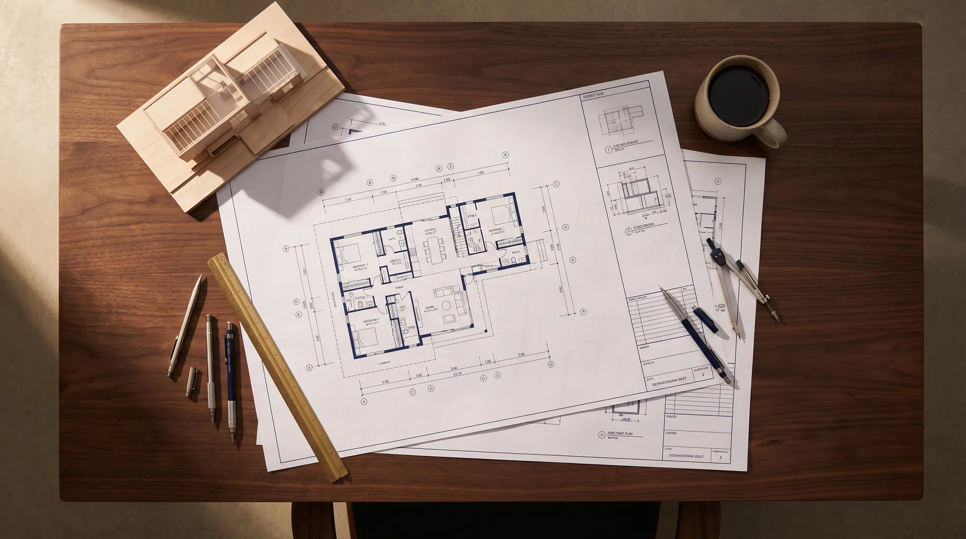 建築師事務所專業工作場景