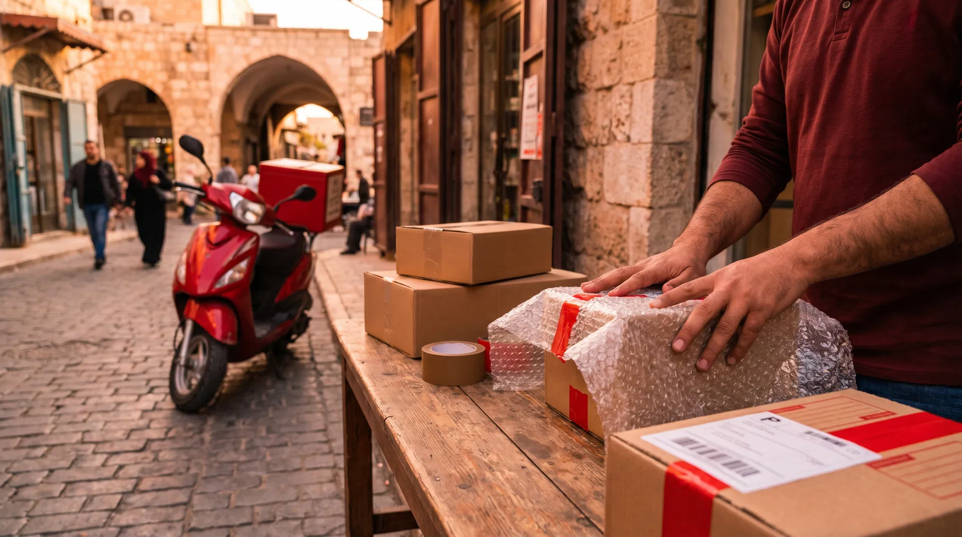 التوصيل والشحن في الأردن: دليل التاجر الصغير