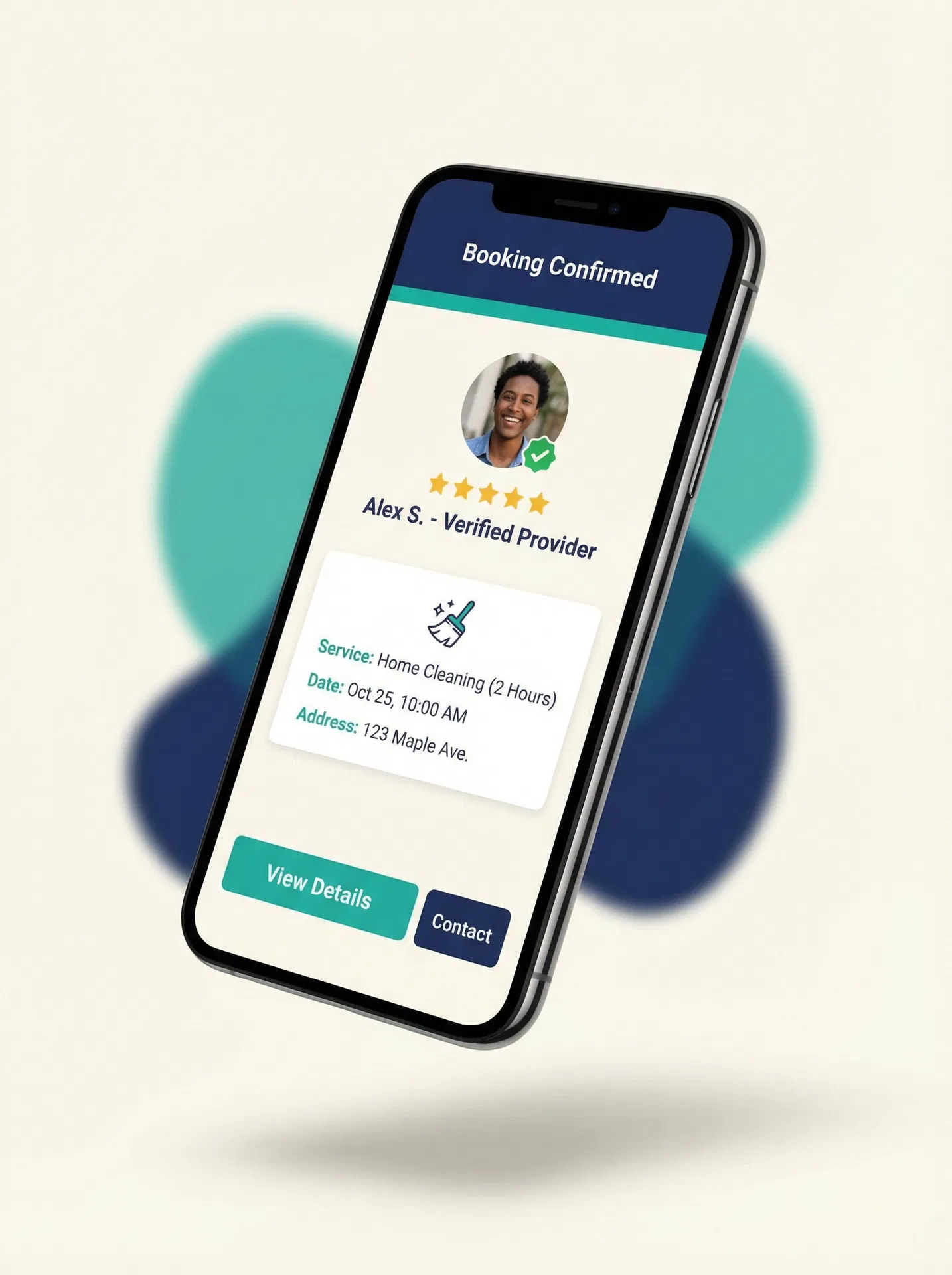 Rinzly App Booking Interface