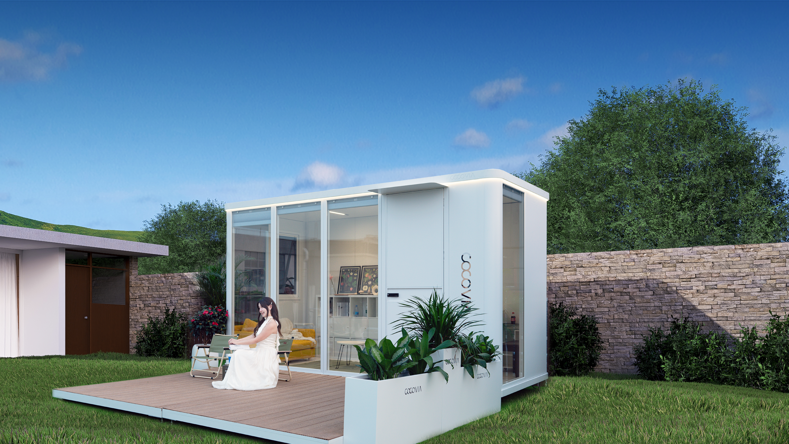 モジュール式プレハブ住宅/建築許可不要