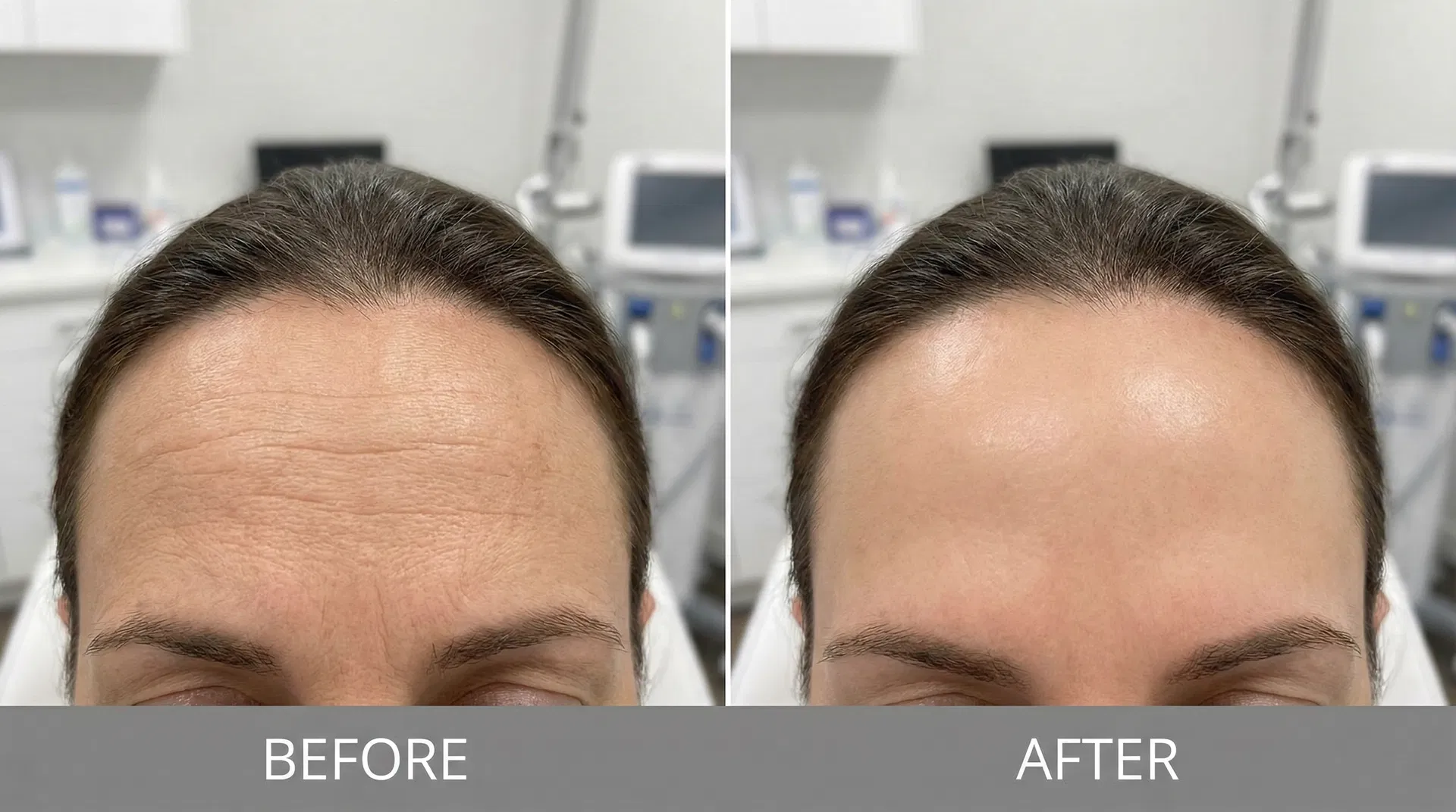 Anti-Wrinkle Injections before and after