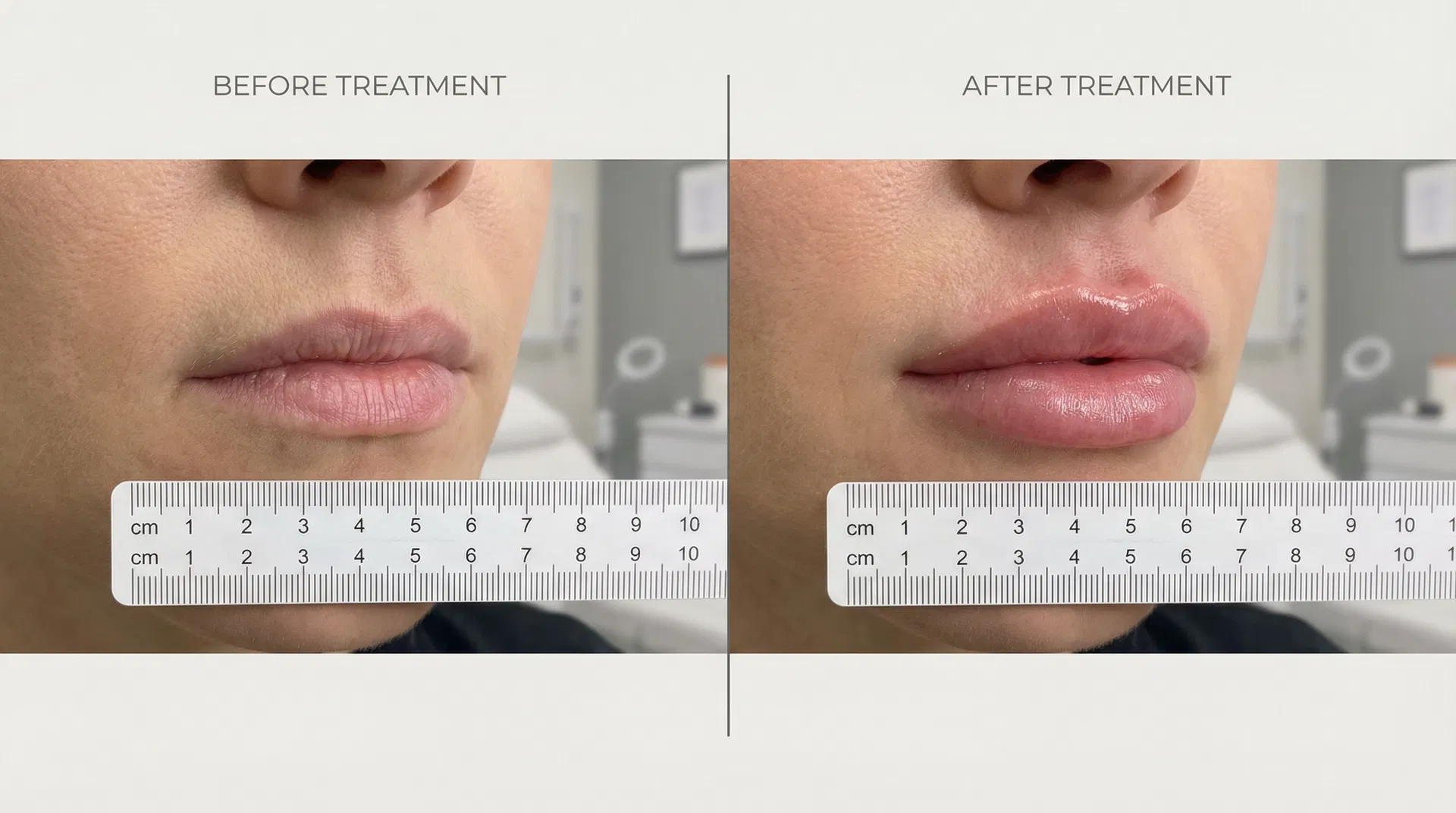 Lip Fillers before and after