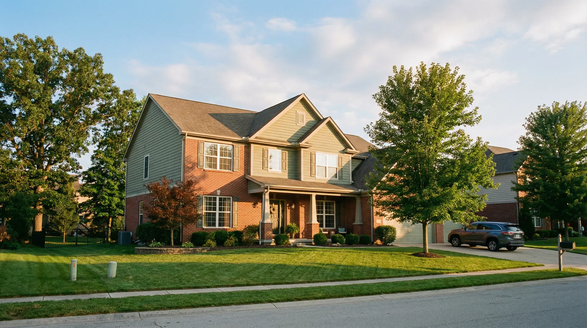 Typical Hamilton County suburban home ready for a refresh