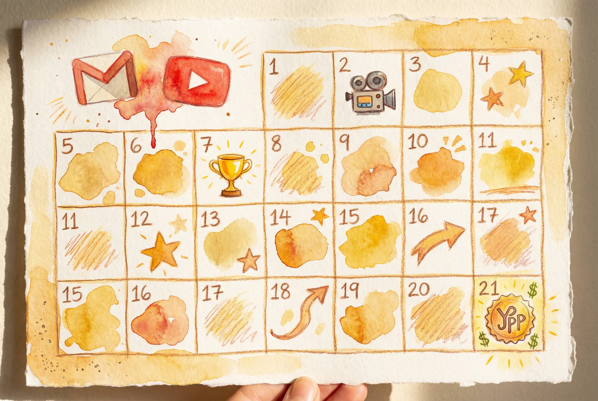 21 Day YouTube Journey