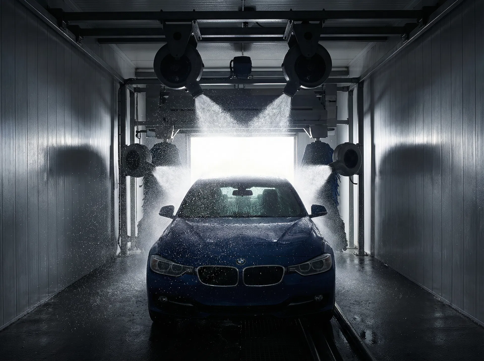 เป่าแห้งและเคลือบเงา