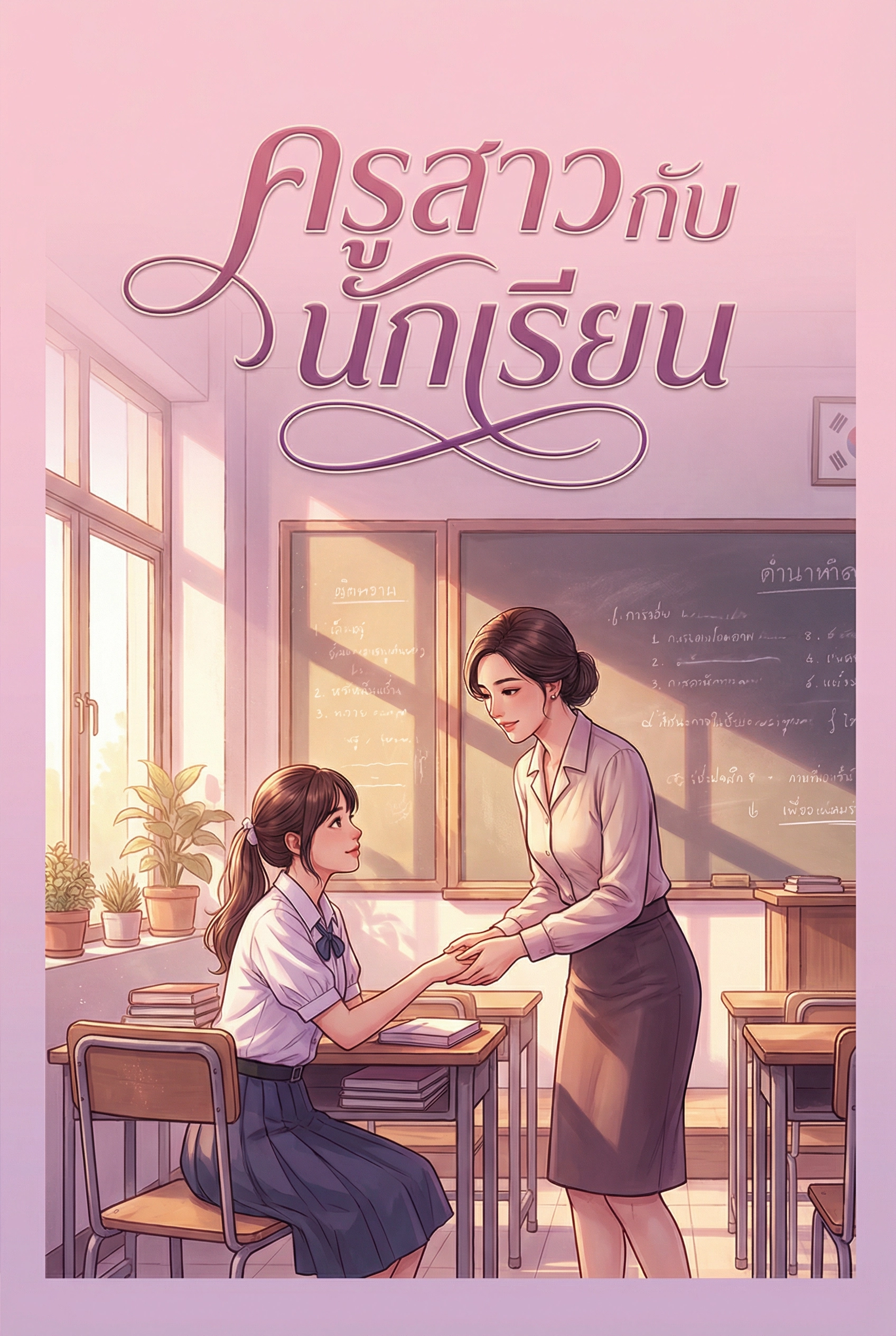 ครูสาวกับนักเรียน