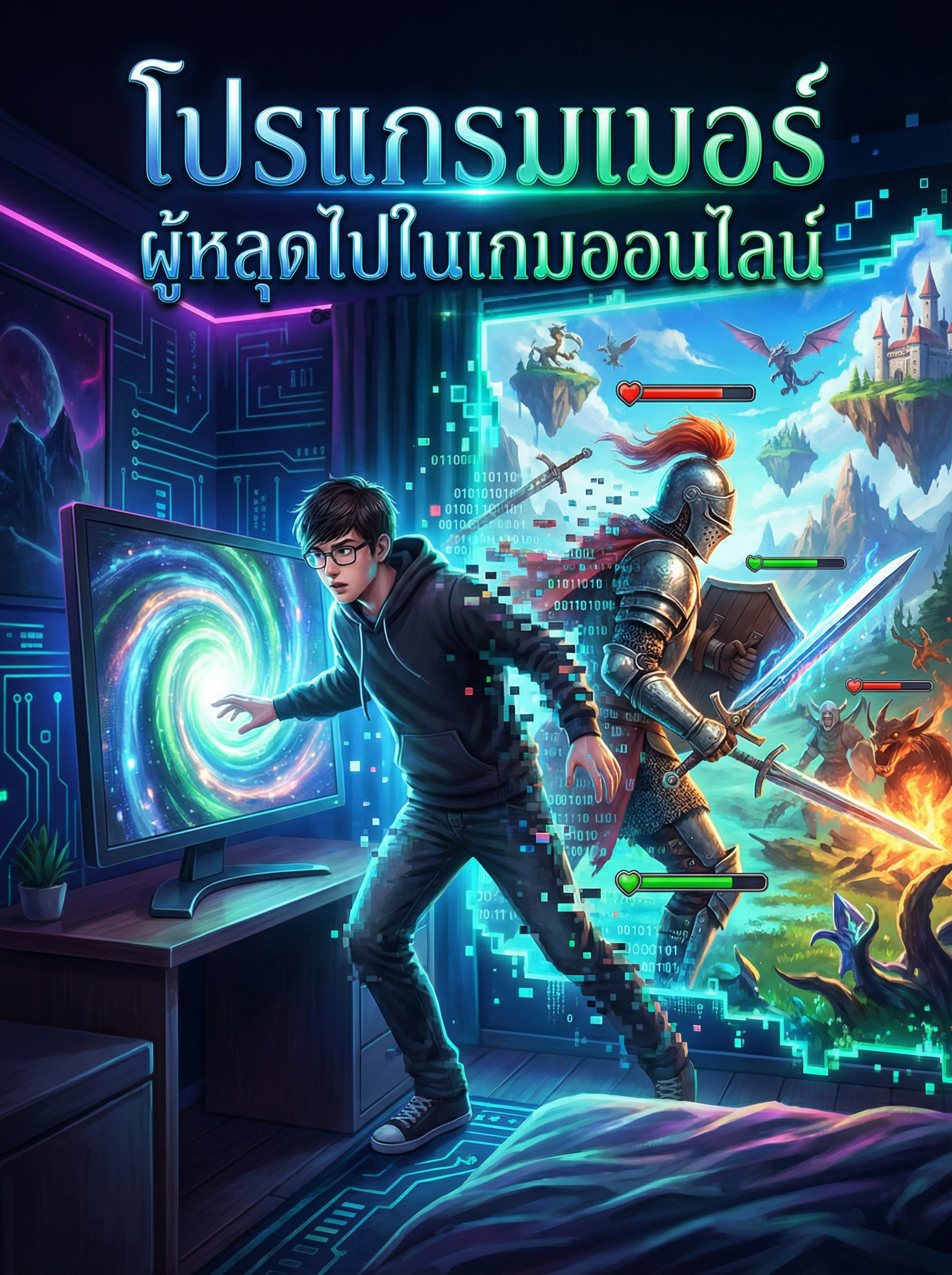 อ่านโปรแกรมเมอร์ผู้หลุดไปในเกมออนไลน์ฟรี นิยายออนไลน์จบแล้ว - NIYAITHAI24.COM