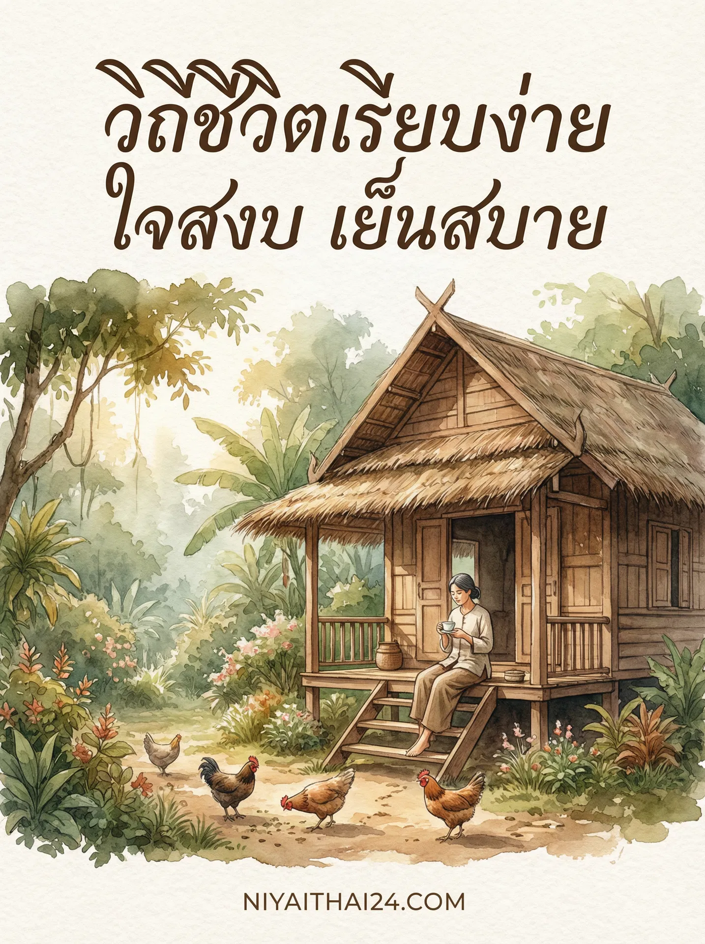 อ่านวิถีชีวิตเรียบง่าย ใจสงบ เย็นสบายฟรี นิยายออนไลน์จบแล้ว - NIYAITHAI24.COM