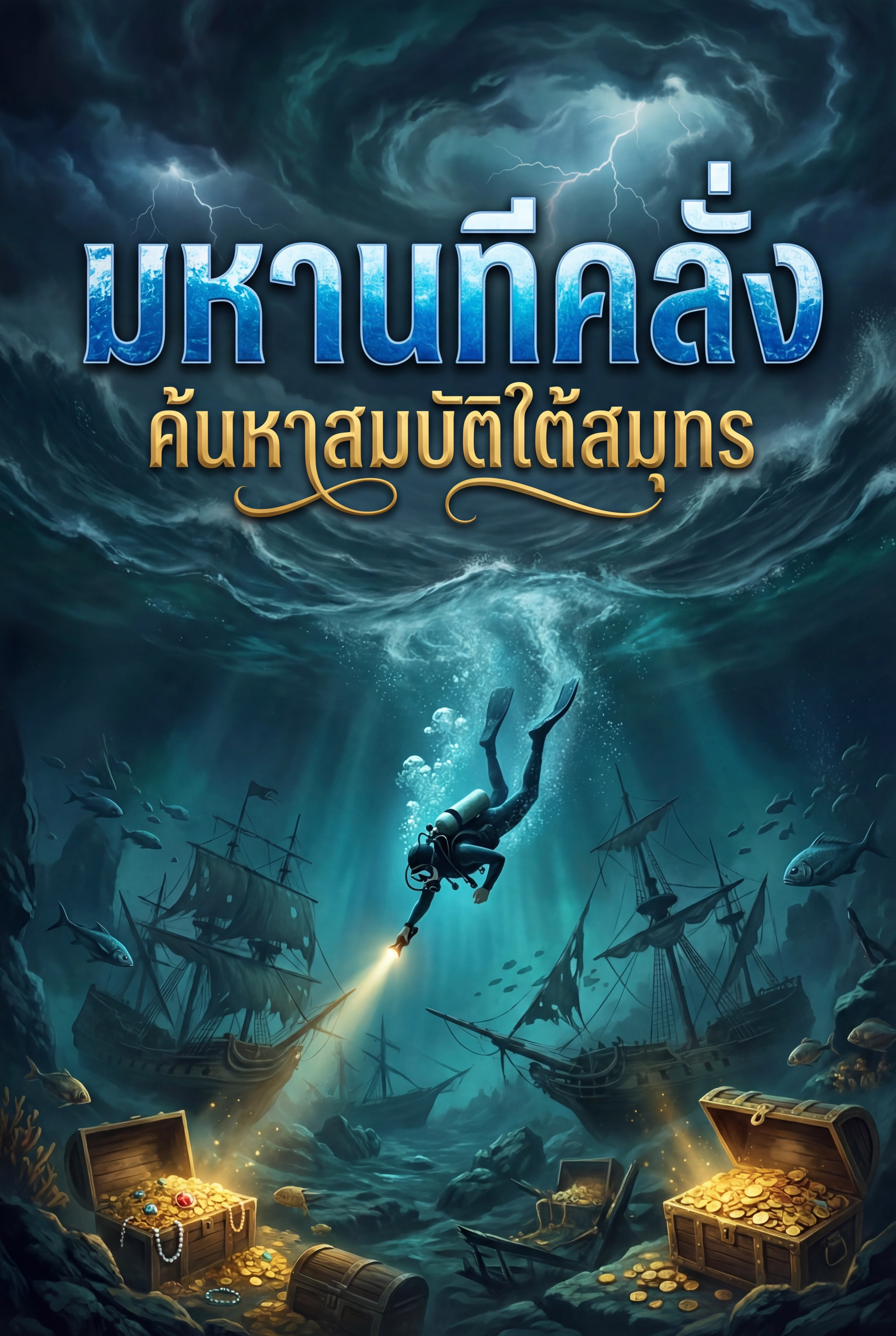 อ่านมหานทีคลั่ง ค้นหาสมบัติใต้สมุทรฟรี นิยายออนไลน์จบแล้ว - NIYAITHAI24.COM