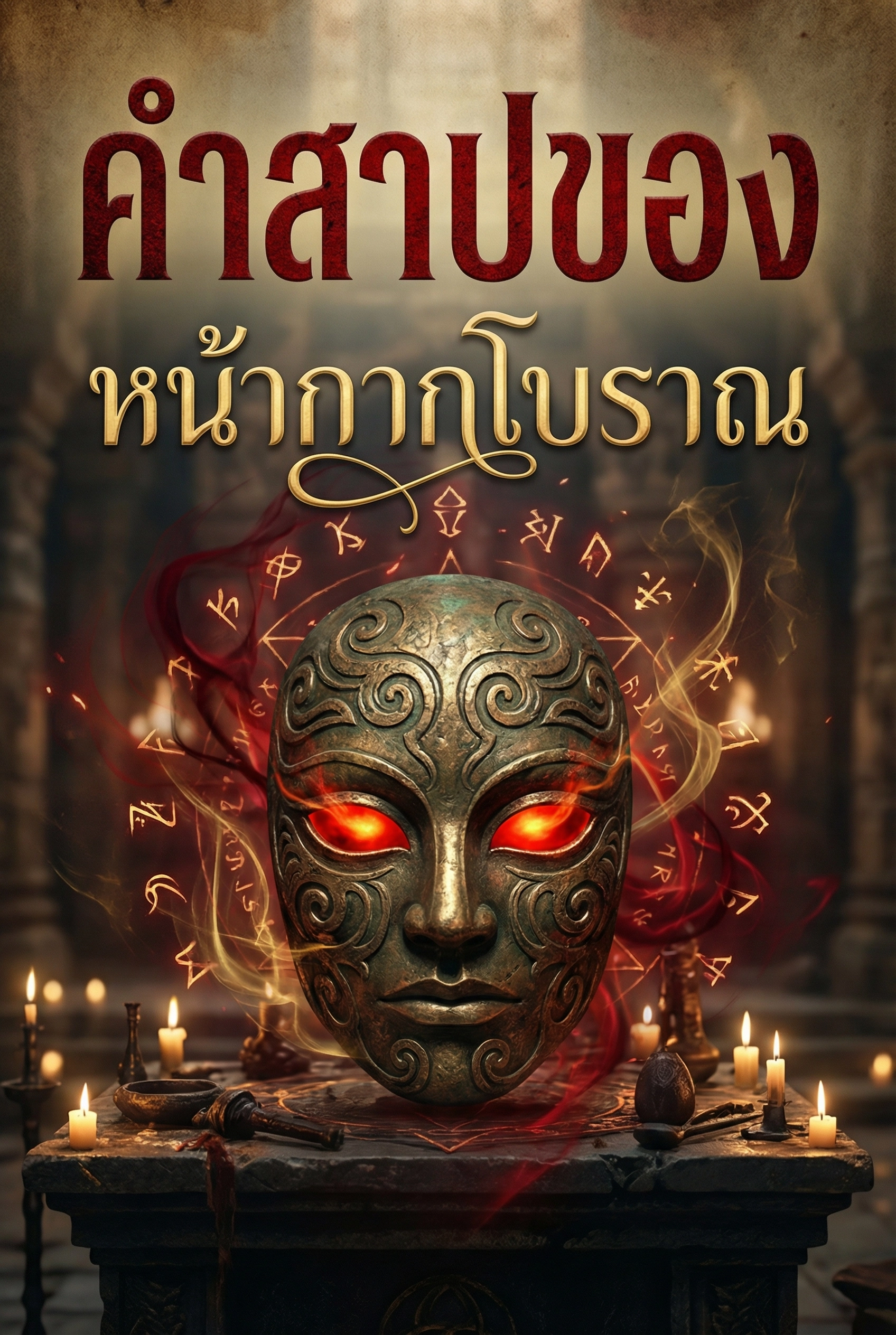 อ่านคำสาปของหน้ากากโบราณฟรี นิยายสืบสวนออนไลน์ จบแล้ว 40 ตอน - NIYAITHAI24.COM