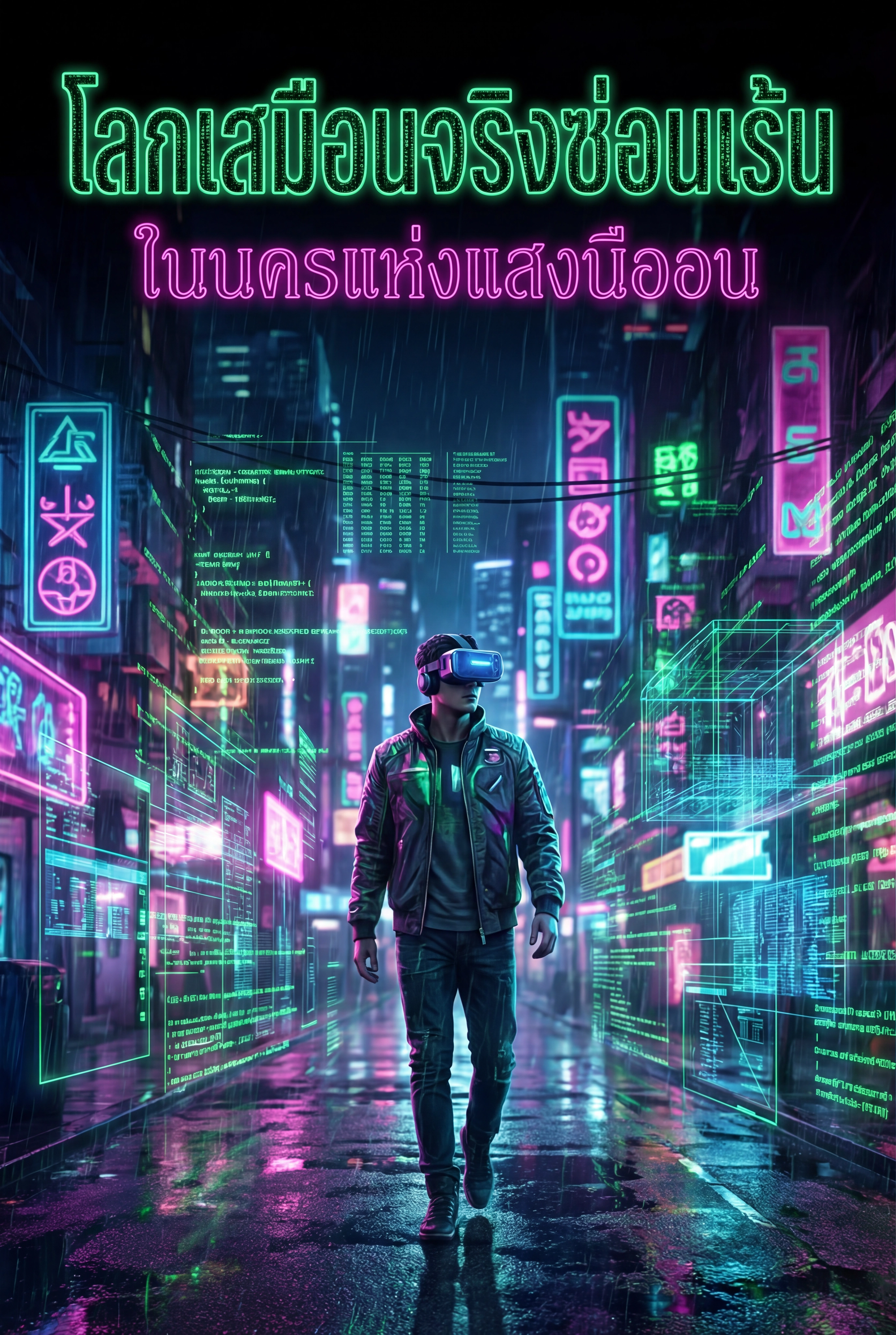 อ่านโลกเสมือนจริงซ่อนเร้น ในนครแห่งแสงนีออนฟรี นิยายไซไฟอนาคตออนไลน์ จบแล้ว 40 ตอน - NIYAITHAI24.COM