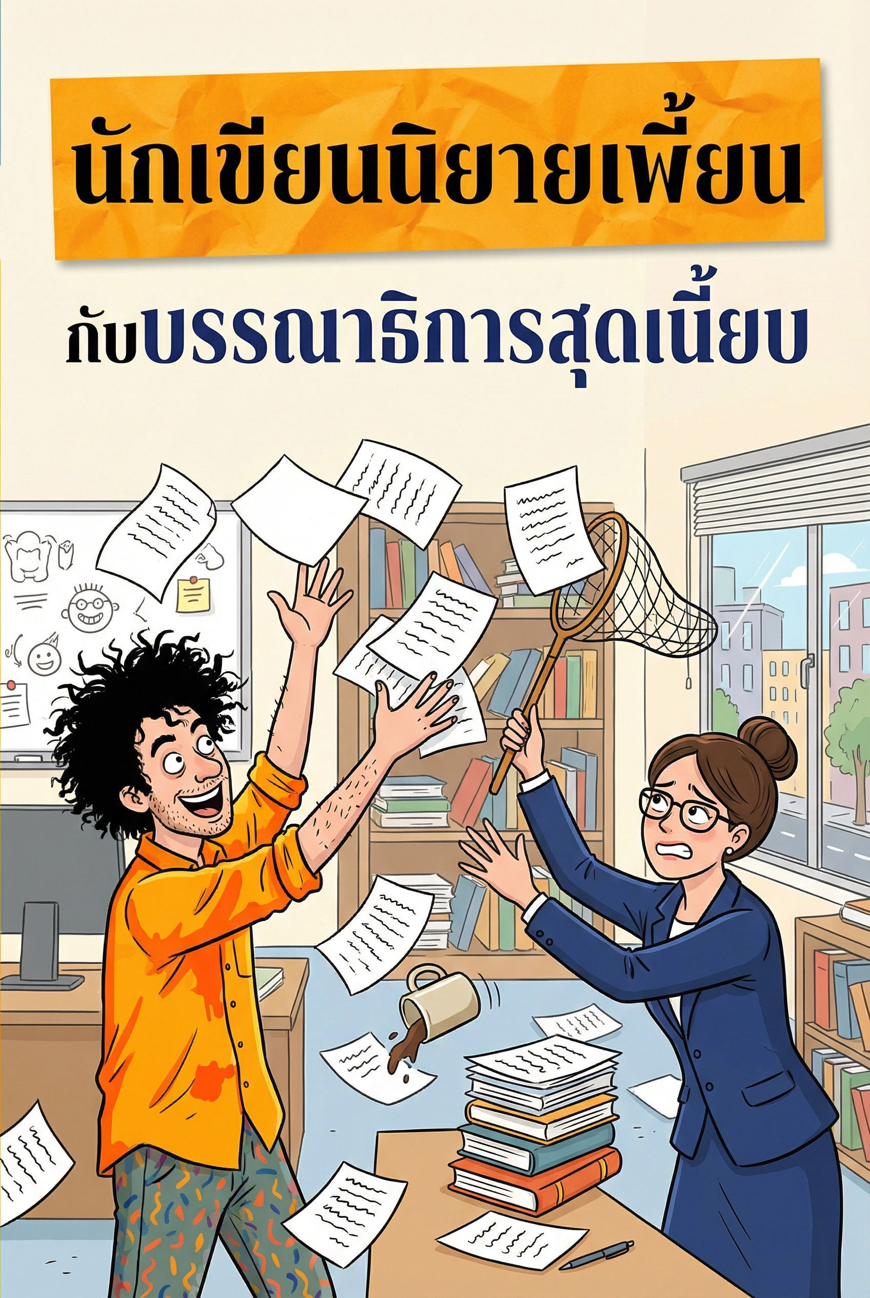 อ่านนักเขียนนิยายเพี้ยนกับบรรณาธิการสุดเนี้ยบฟรี นิยายออนไลน์จบแล้ว - NIYAITHAI24.COM