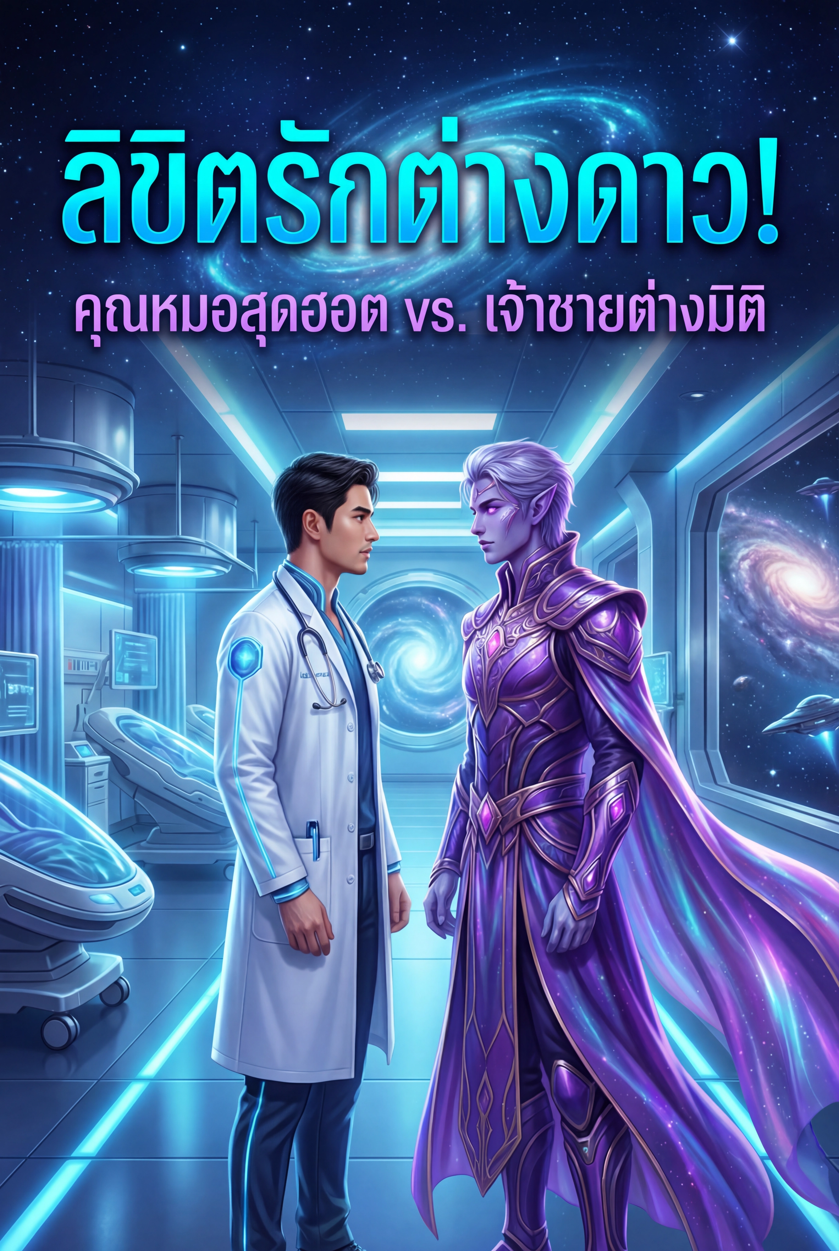 อ่านลิขิตรักต่างดาว! คุณหมอสุดฮอต vs. เจ้าชายต่างมิติฟรี นิยายออนไลน์จบแล้ว - NIYAITHAI24.COM