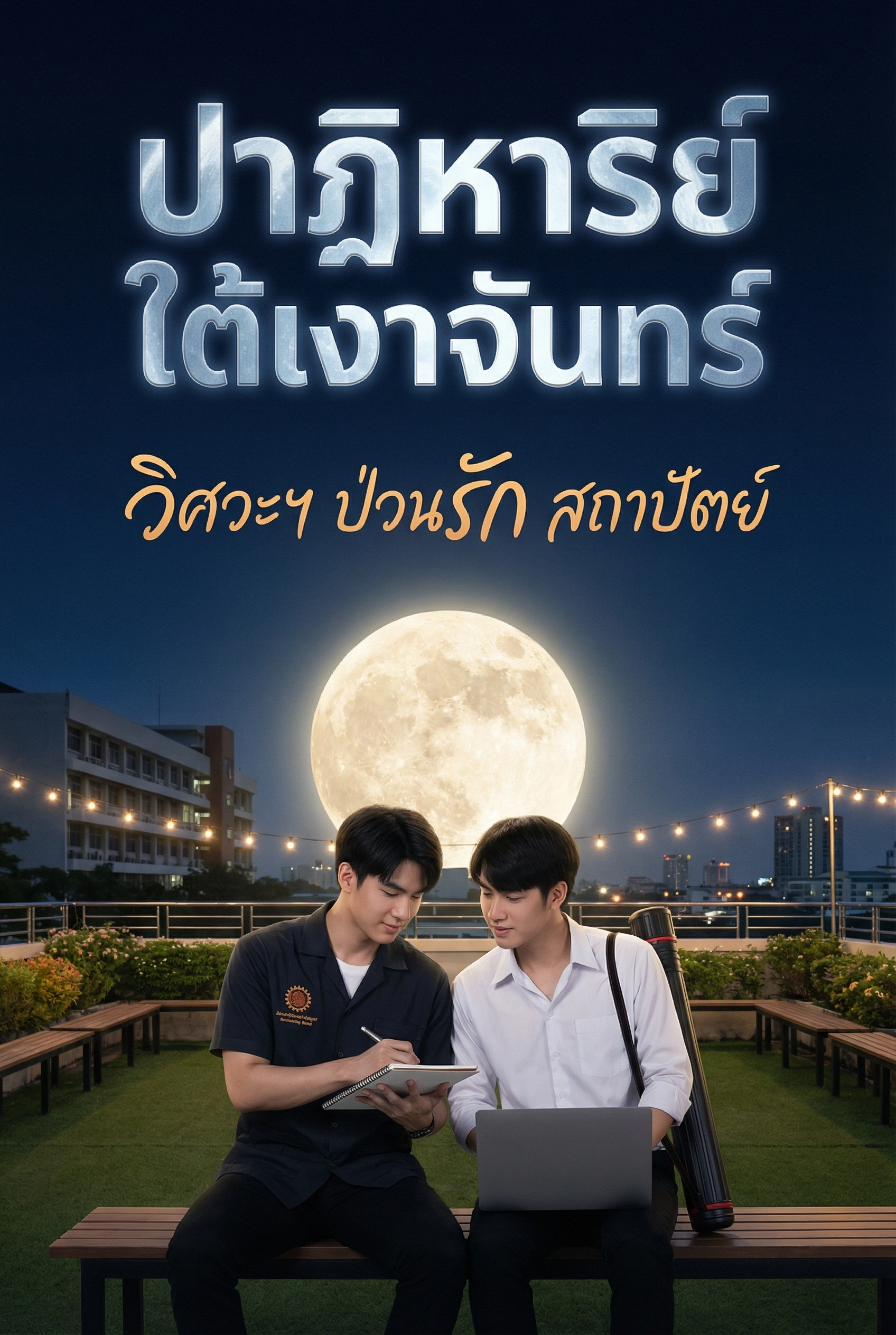 อ่านปาฏิหาริย์ใต้เงาจันทร์: วิศวะฯ ป่วนรัก สถาปัตย์ฟรี นิยายออนไลน์จบแล้ว - NIYAITHAI24.COM