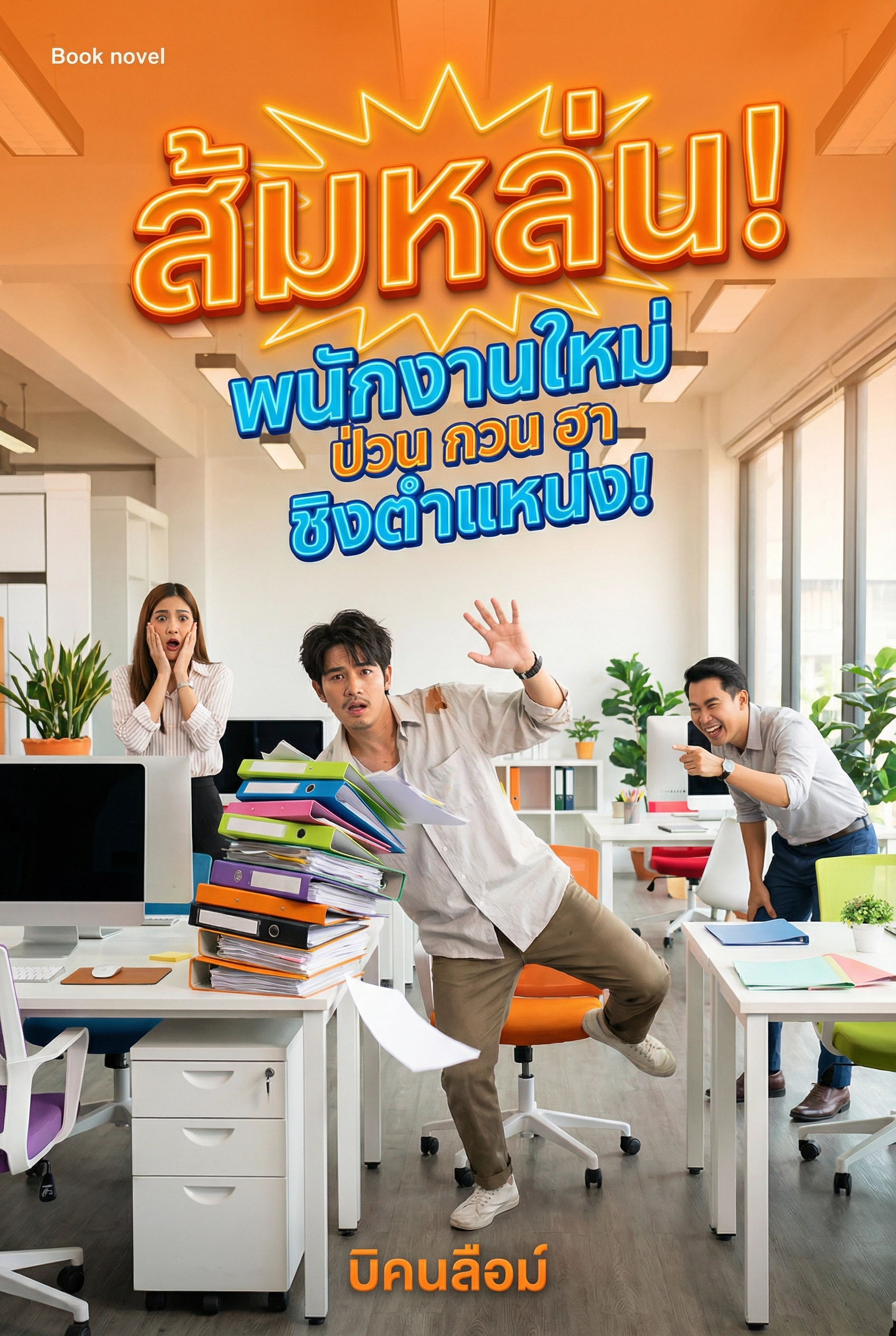 อ่านส้มหล่น! พนักงานใหม่ ป่วน กวน ฮา ชิงตำแหน่ง!ฟรี นิยายออนไลน์จบแล้ว - NIYAITHAI24.COM