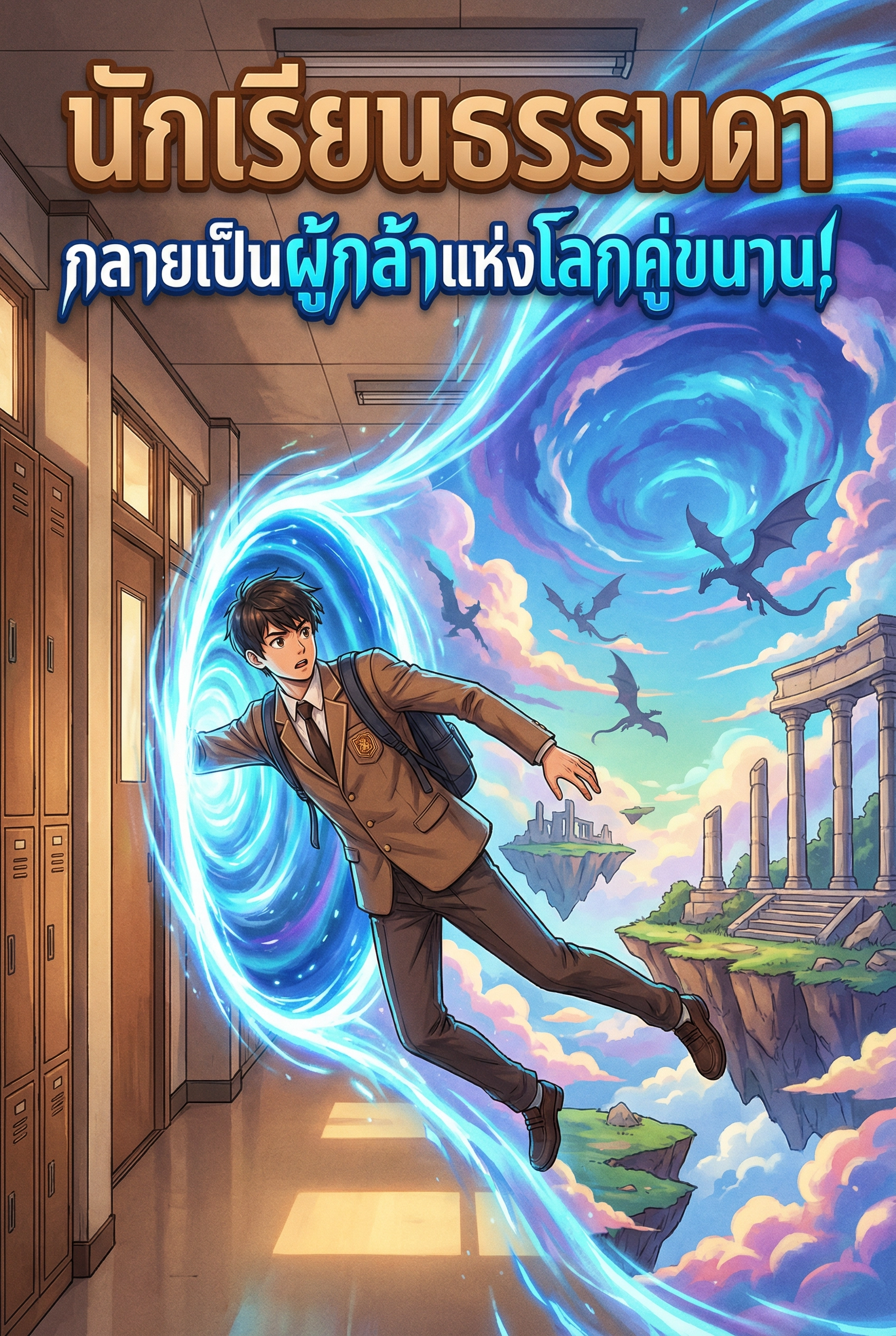 อ่านนักเรียนธรรมดา กลายเป็นผู้กล้าแห่งโลกคู่ขนาน!ฟรี นิยายออนไลน์จบแล้ว - NIYAITHAI24.COM