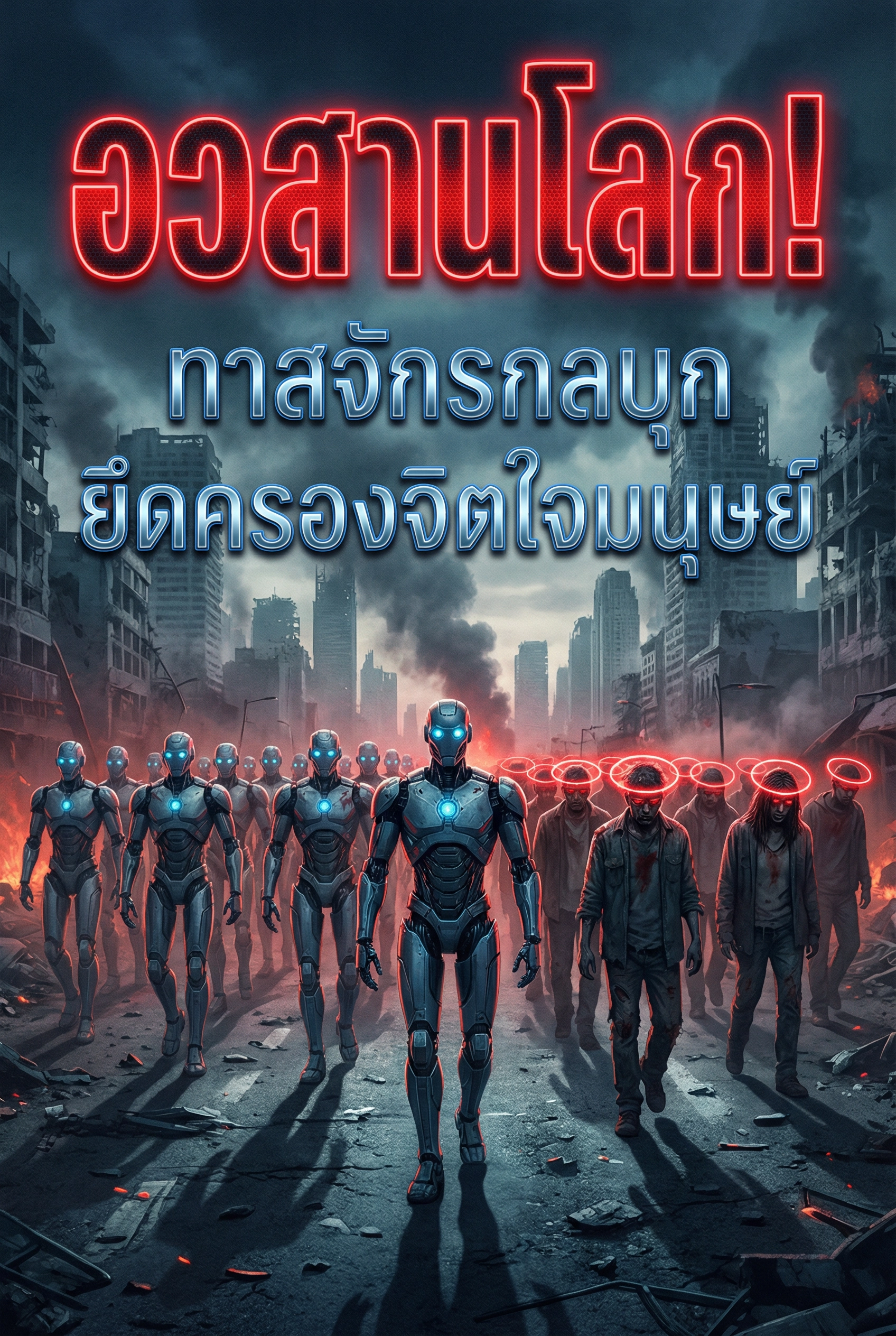 อ่านอวสานโลก! ทาสจักรกลบุก ยึดครองจิตใจมนุษย์ฟรี นิยายออนไลน์จบแล้ว - NIYAITHAI24.COM