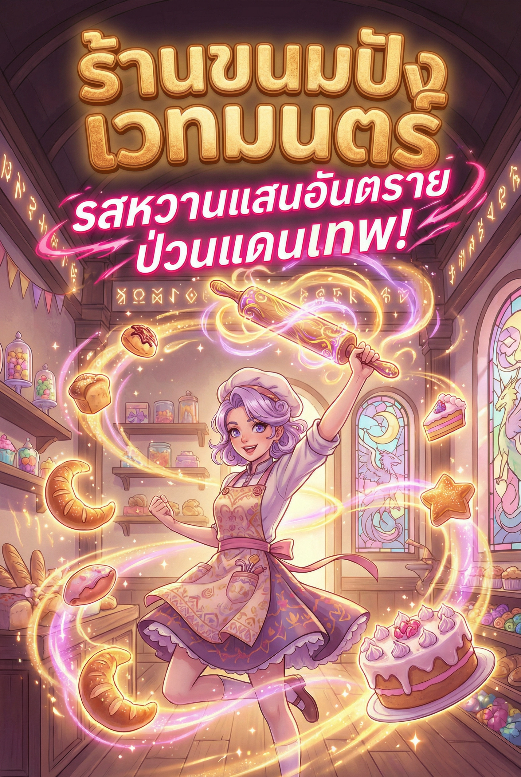 อ่านร้านขนมปังเวทมนตร์: รสหวานแสนอันตราย ป่วนแดนเทพ!ฟรี นิยายออนไลน์จบแล้ว - NIYAITHAI24.COM
