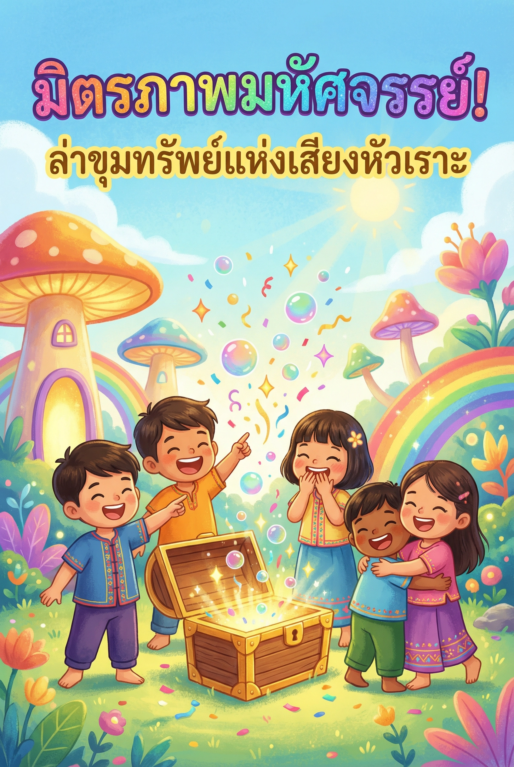 อ่านมิตรภาพมหัศจรรย์! ล่าขุมทรัพย์แห่งเสียงหัวเราะฟรี นิยายออนไลน์จบแล้ว - NIYAITHAI24.COM