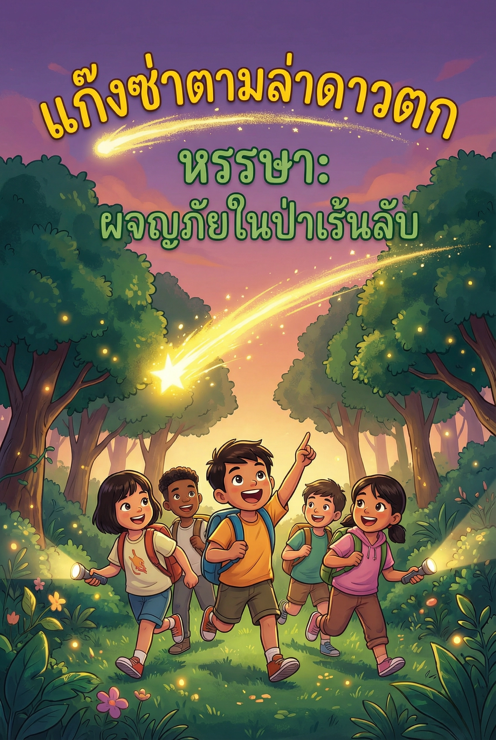 อ่านแก๊งซ่าตามล่าดาวตกหรรษา: ผจญภัยในป่าเร้นลับฟรี นิยายออนไลน์จบแล้ว - NIYAITHAI24.COM