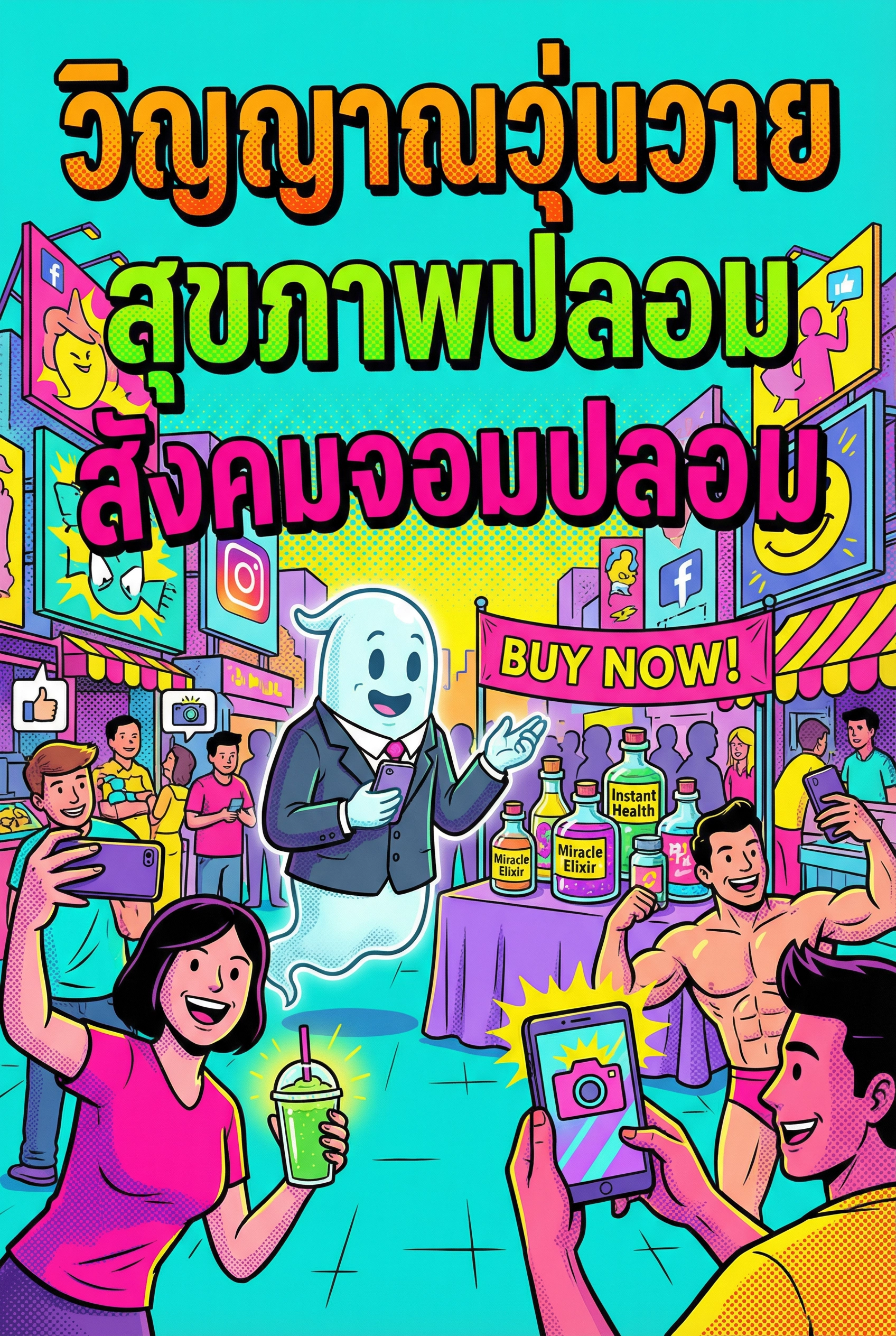 อ่านวิญญาณวุ่นวาย สุขภาพปลอม: สังคมจอมปลอมฟรี นิยายออนไลน์จบแล้ว - NIYAITHAI24.COM