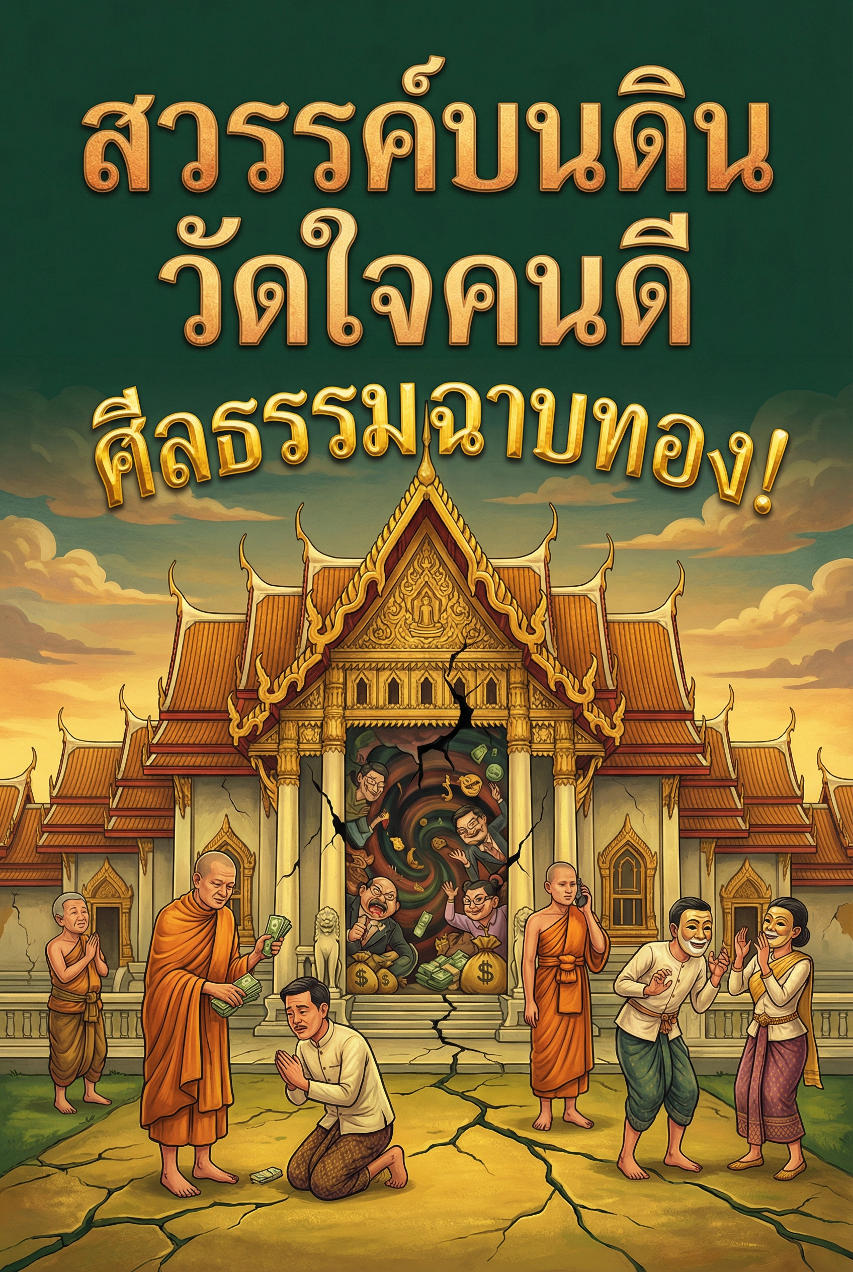 อ่านสวรรค์บนดิน วัดใจคนดี ศีลธรรมฉาบทอง!ฟรี นิยายออนไลน์จบแล้ว - NIYAITHAI24.COM