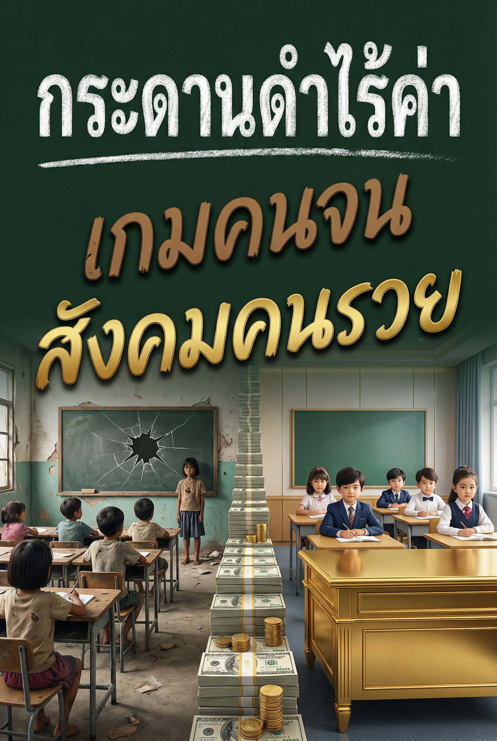 อ่านกระดานดำไร้ค่า: เกมคนจน สังคมคนรวยฟรี นิยายออนไลน์จบแล้ว - NIYAITHAI24.COM
