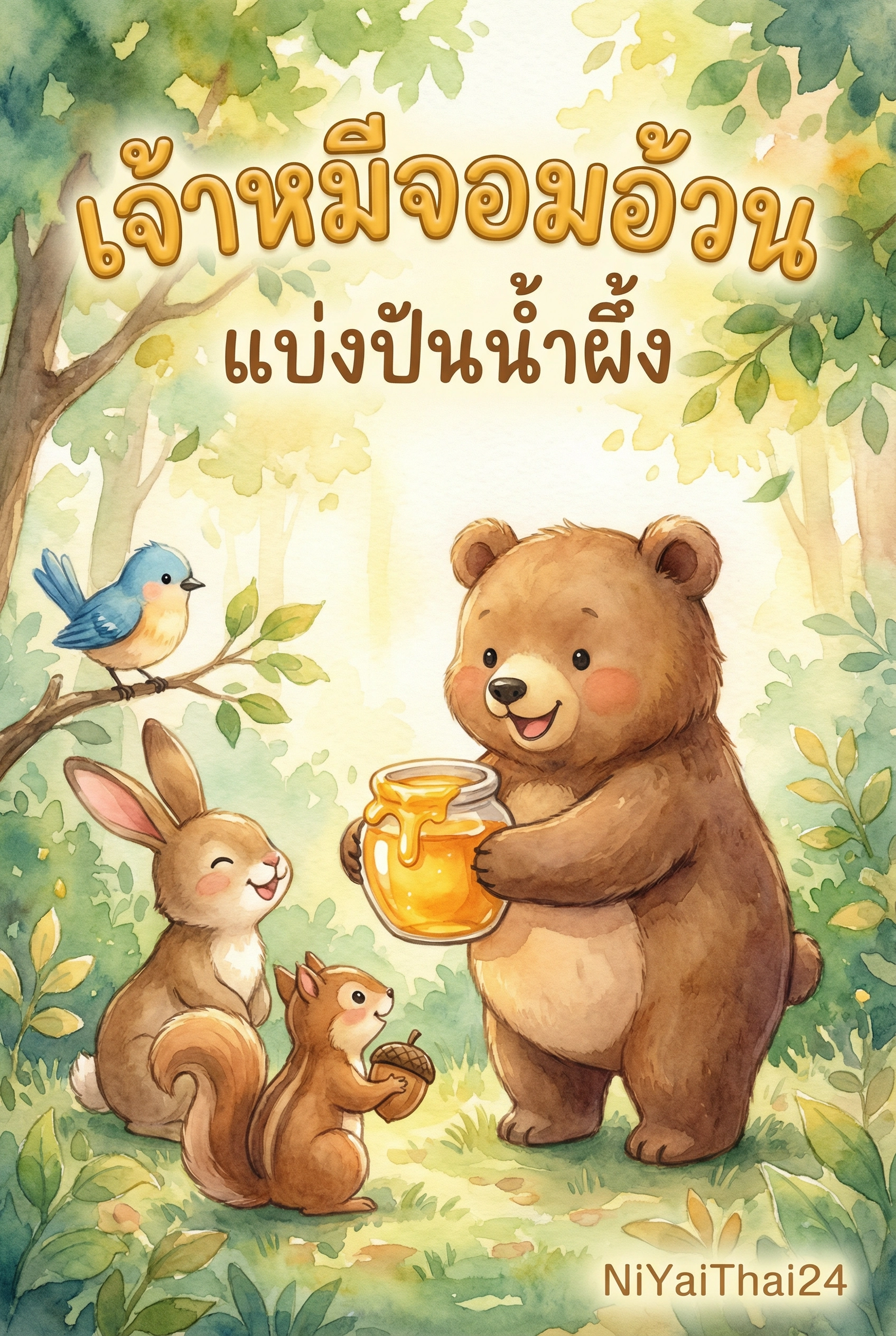 อ่านเจ้าหมีจอมอ้วนแบ่งปันน้ำผึ้งให้เพื่อนฟรี นิยายออนไลน์จบแล้ว - NIYAITHAI24.COM