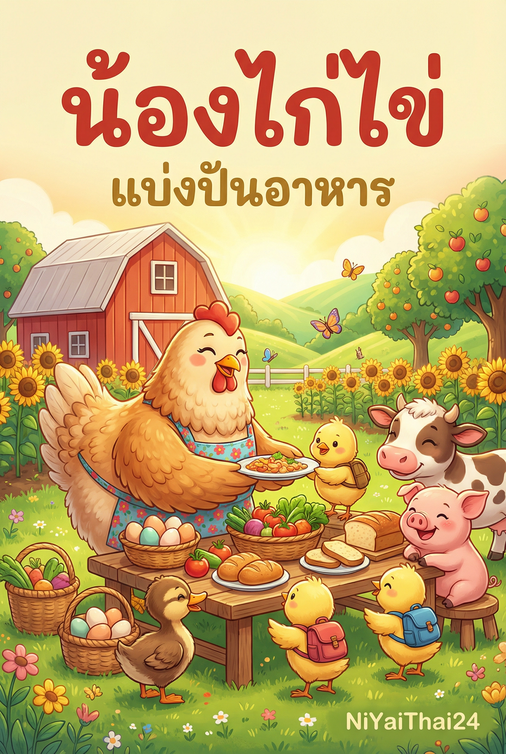 อ่านน้องไก่ไข่แบ่งปันอาหารให้เพื่อนๆฟรี นิยายออนไลน์จบแล้ว - NIYAITHAI24.COM