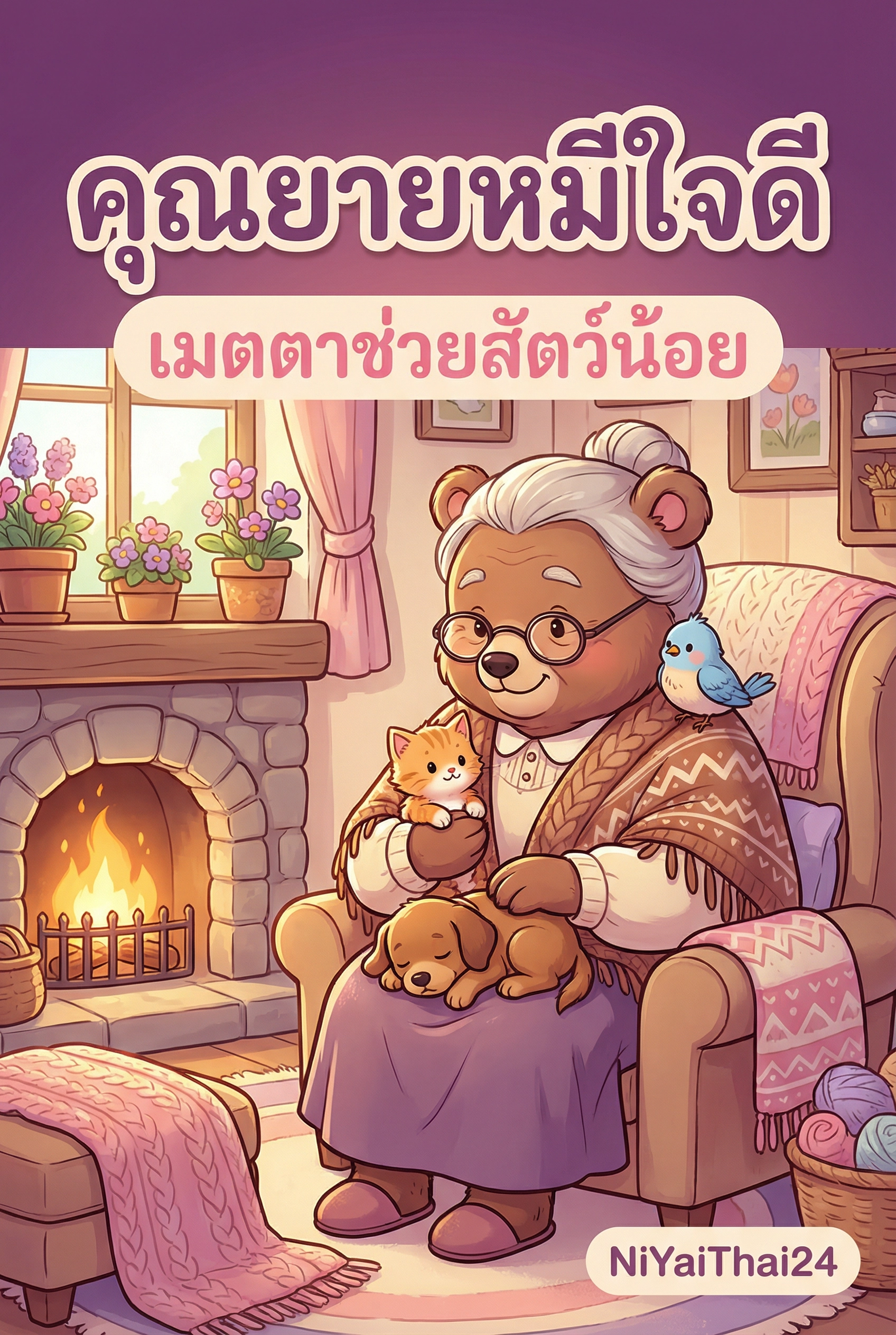 อ่านคุณยายหมีใจดีเมตตาช่วยเหลือสัตว์น้อยฟรี นิยายออนไลน์จบแล้ว - NIYAITHAI24.COM