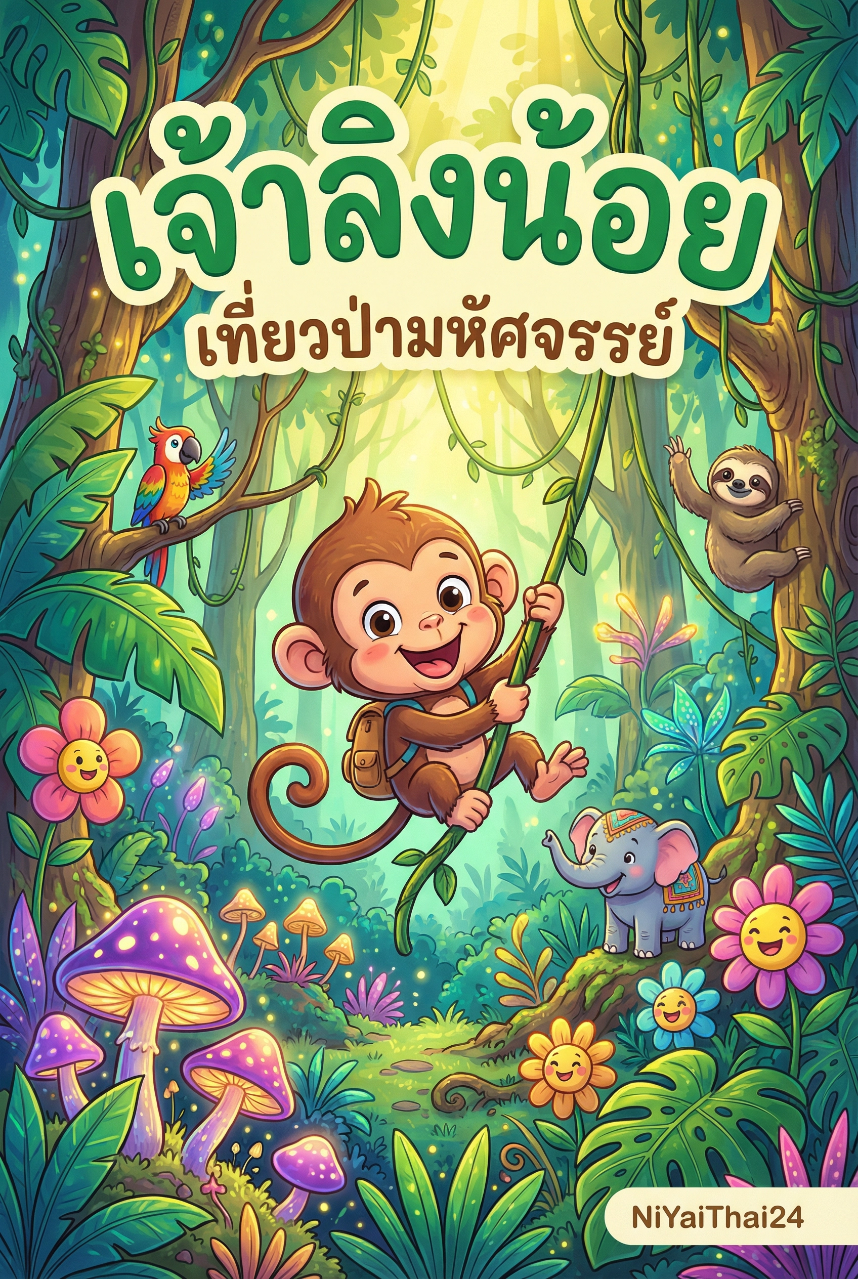 อ่านเจ้าลิงน้อยเที่ยวป่ามหัศจรรย์ฟรี นิยายออนไลน์จบแล้ว - NIYAITHAI24.COM