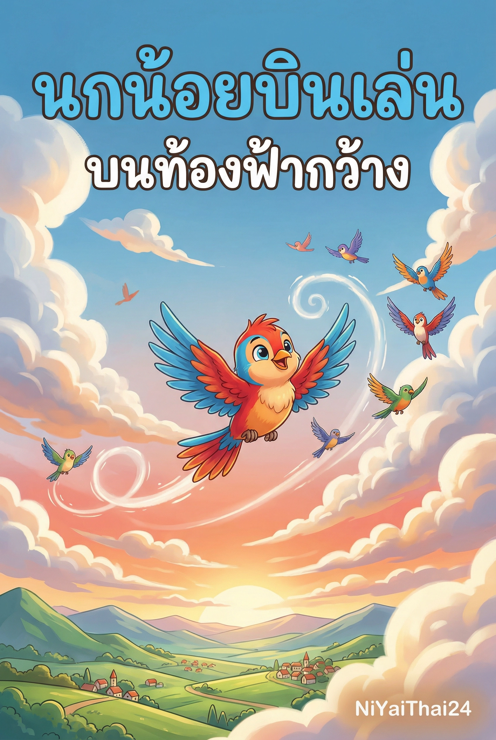 อ่านนกน้อยบินเล่นบนท้องฟ้ากว้างฟรี นิยายออนไลน์จบแล้ว - NIYAITHAI24.COM