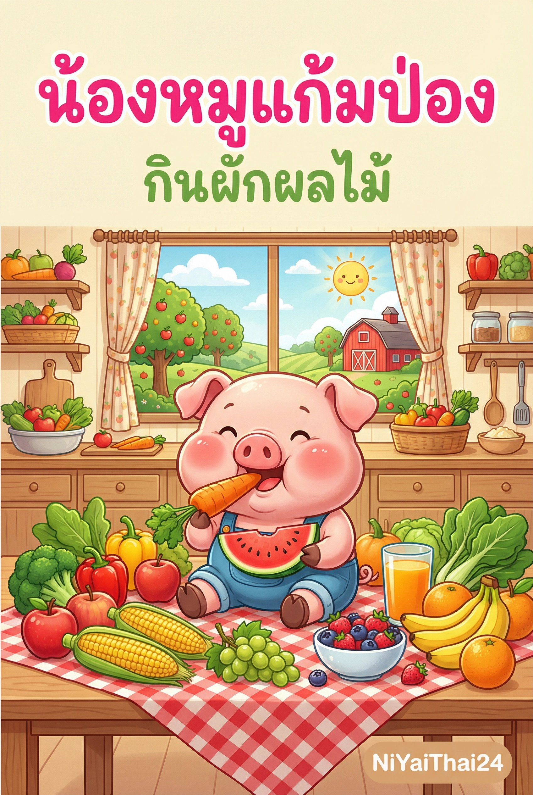 อ่านน้องหมูแก้มป่องกินผักผลไม้ฟรี นิยายออนไลน์จบแล้ว - NIYAITHAI24.COM