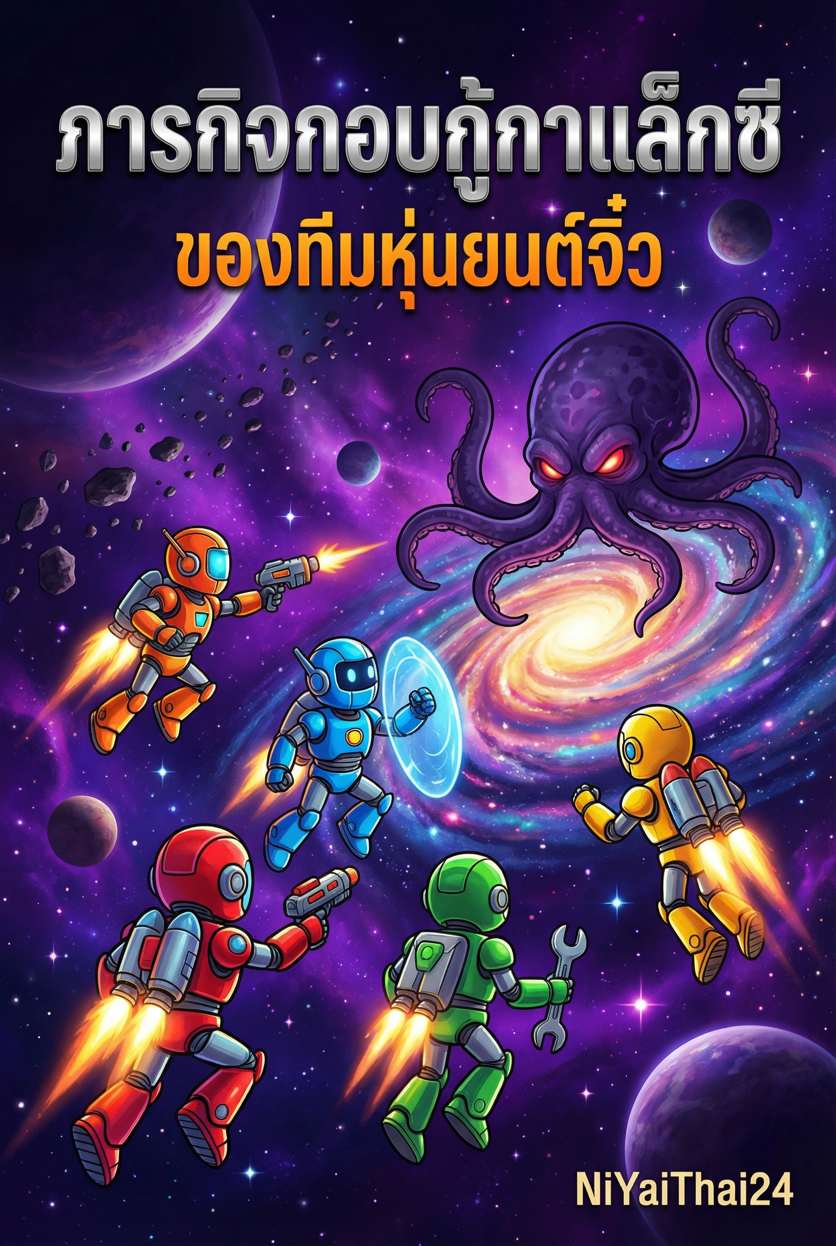 อ่านภารกิจกอบกู้กาแล็กซีของทีมหุ่นยนต์จิ๋วฟรี นิยายออนไลน์จบแล้ว - NIYAITHAI24.COM