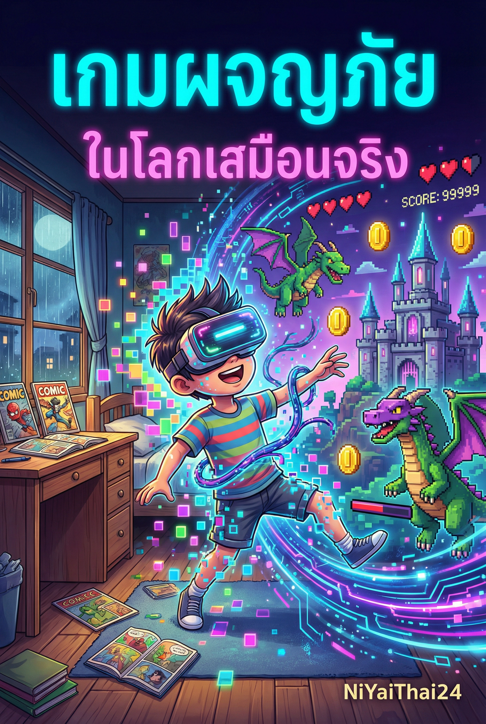 อ่านเกมผจญภัยในโลกเสมือนจริงฟรี นิยายออนไลน์จบแล้ว - NIYAITHAI24.COM