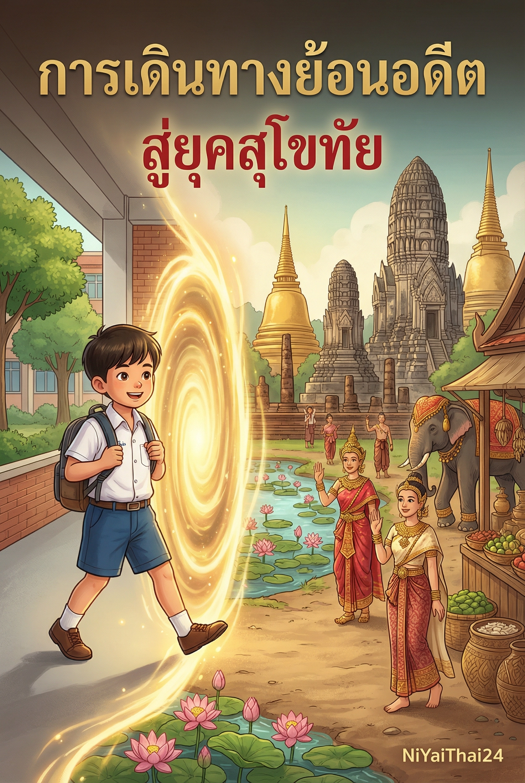 อ่านการเดินทางย้อนอดีตสู่ยุคสุโขทัยฟรี นิยายออนไลน์จบแล้ว - NIYAITHAI24.COM