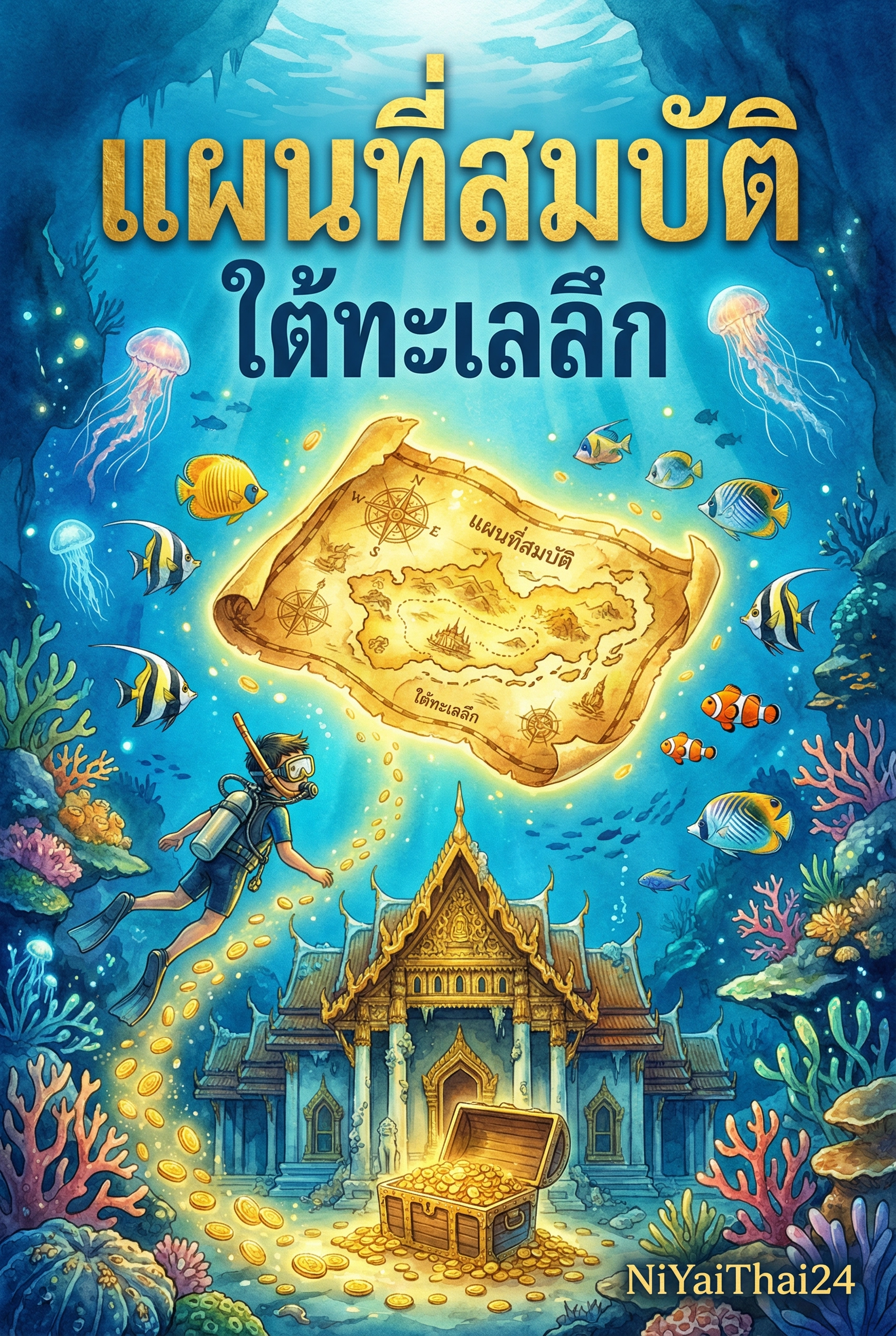 อ่านแผนที่สมบัติใต้ทะเลลึกฟรี นิยายออนไลน์จบแล้ว - NIYAITHAI24.COM