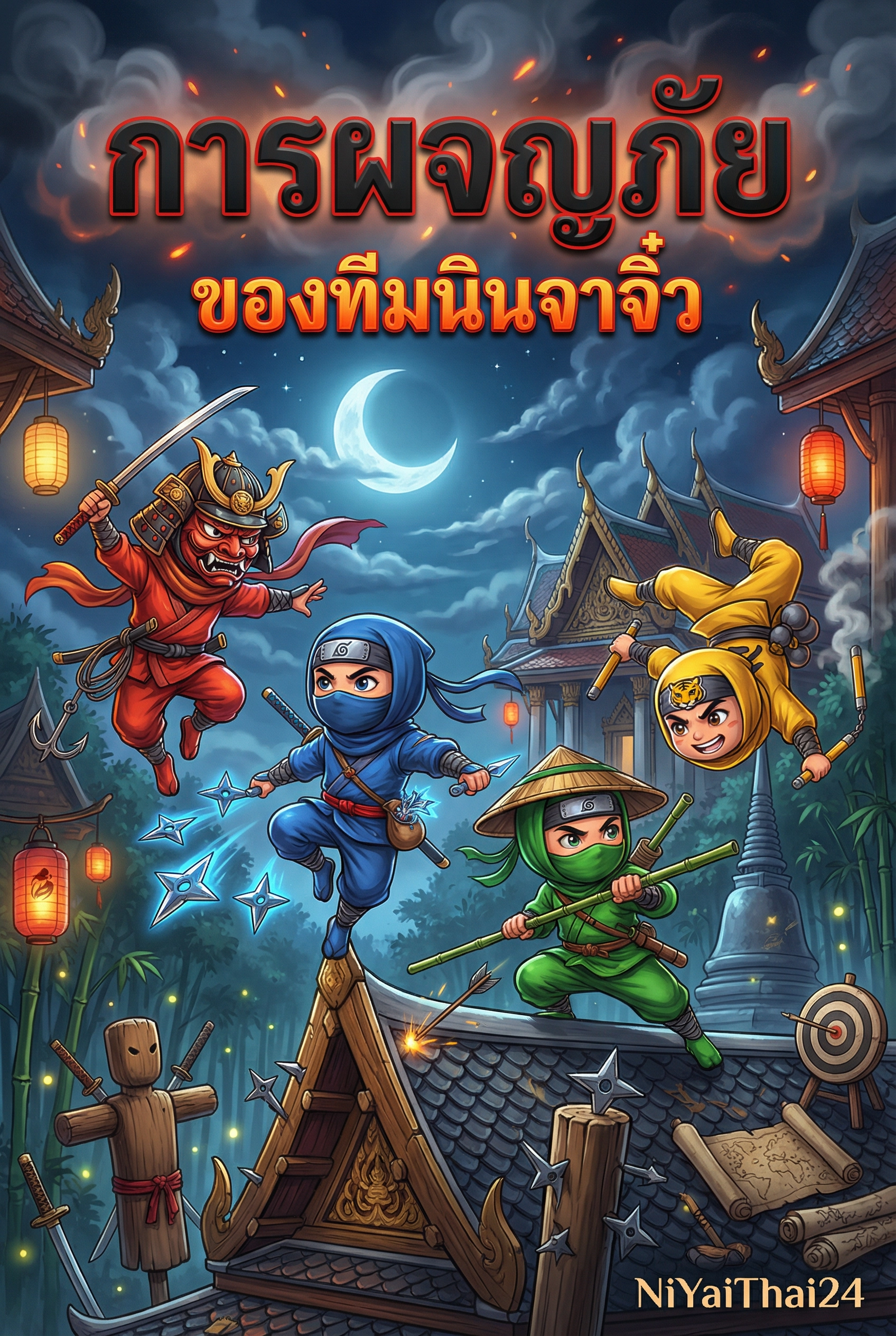 อ่านการผจญภัยของทีมนินจาจิ๋วฟรี นิยายออนไลน์จบแล้ว - NIYAITHAI24.COM